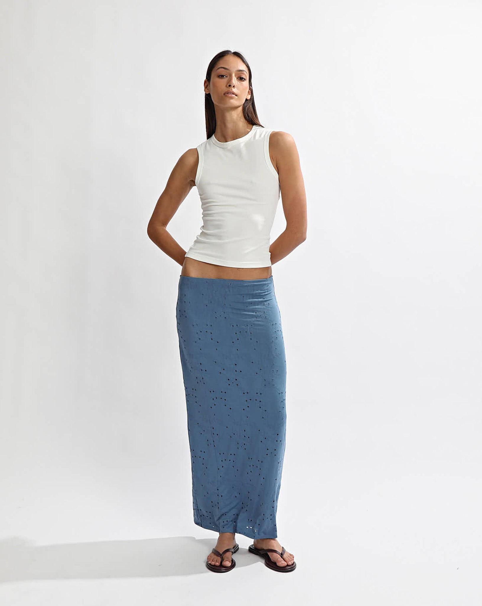Mia Skirt Marine Blue