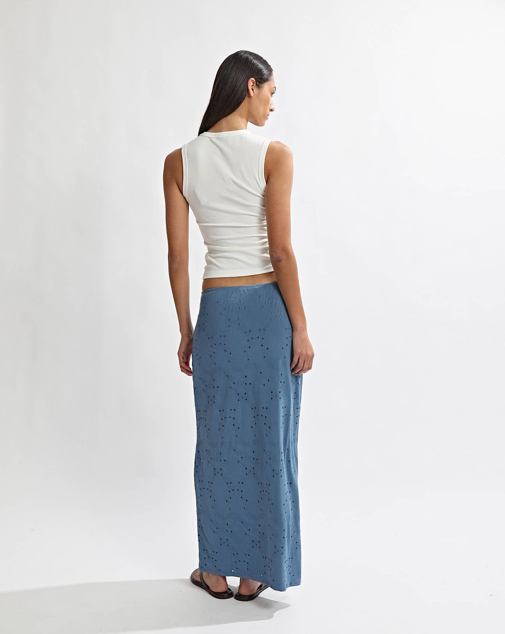 Mia Skirt Marine Blue