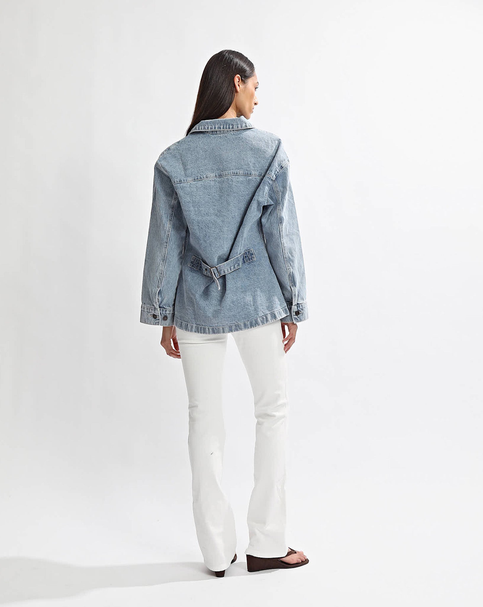 Harley Denim Shirt Mid Blue