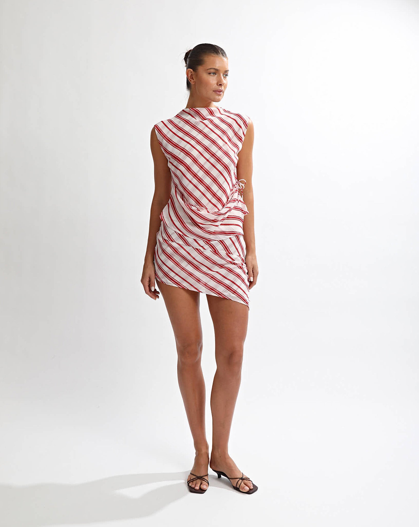 Kendal Mini Skirt Red Check