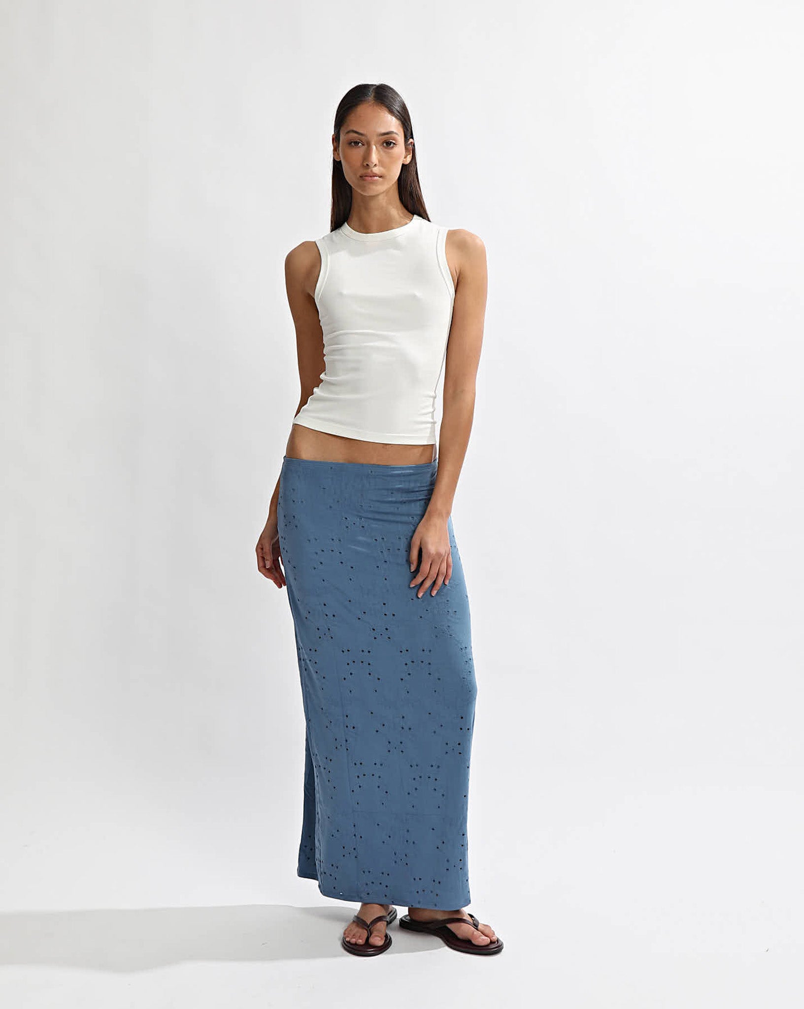 Mia Skirt Marine Blue