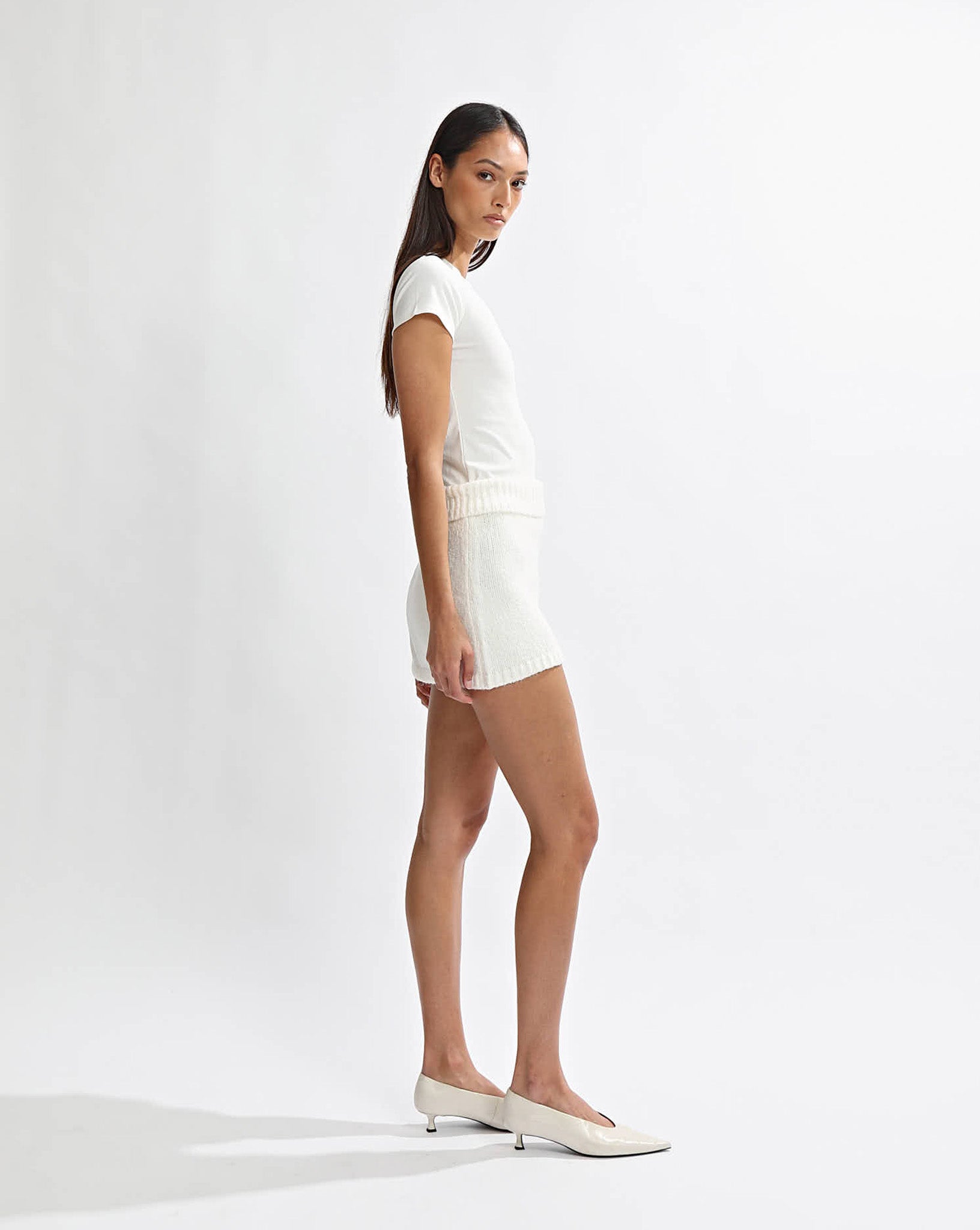 Bimmi Knit Skirt Cream