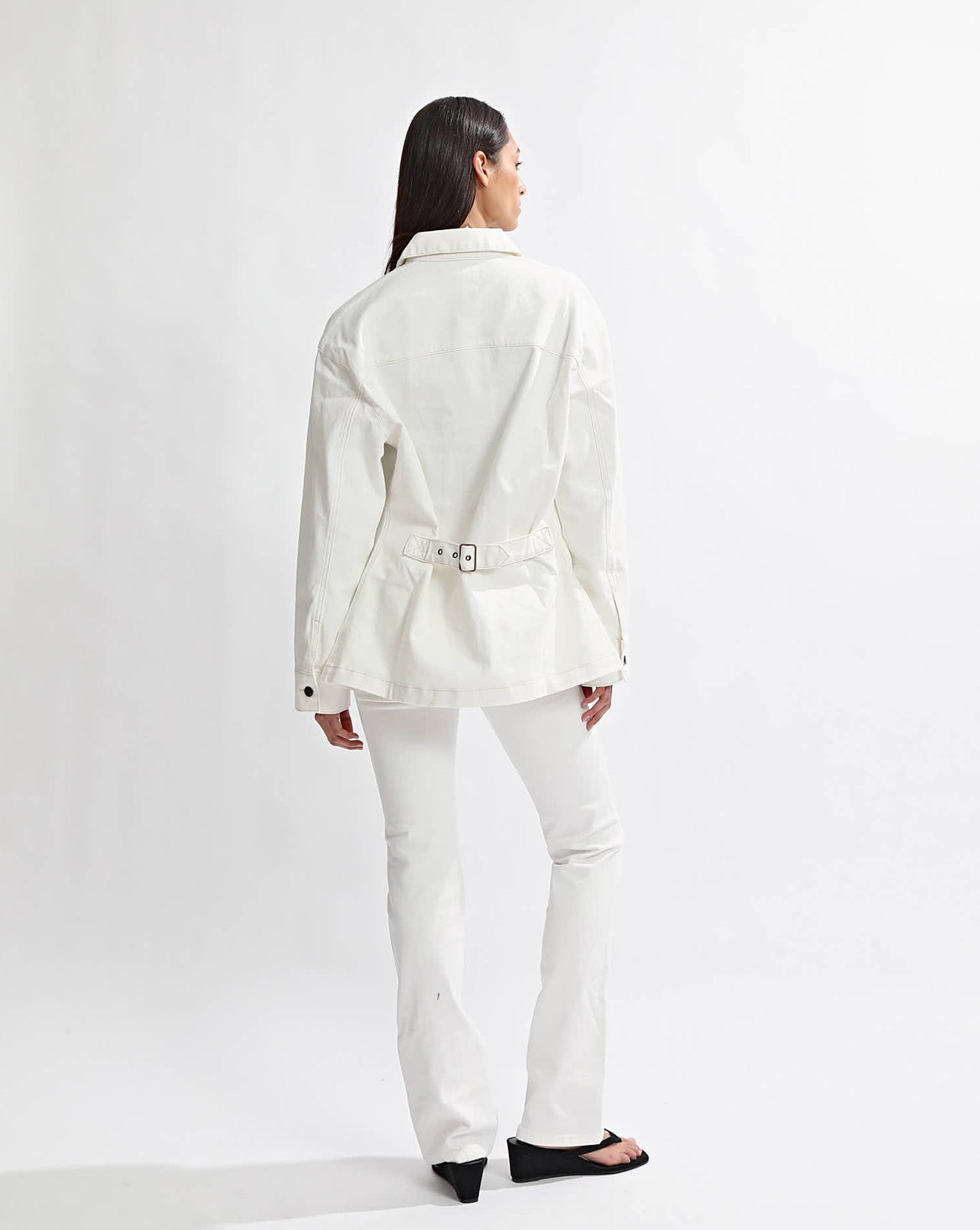 Harley Denim Shirt White