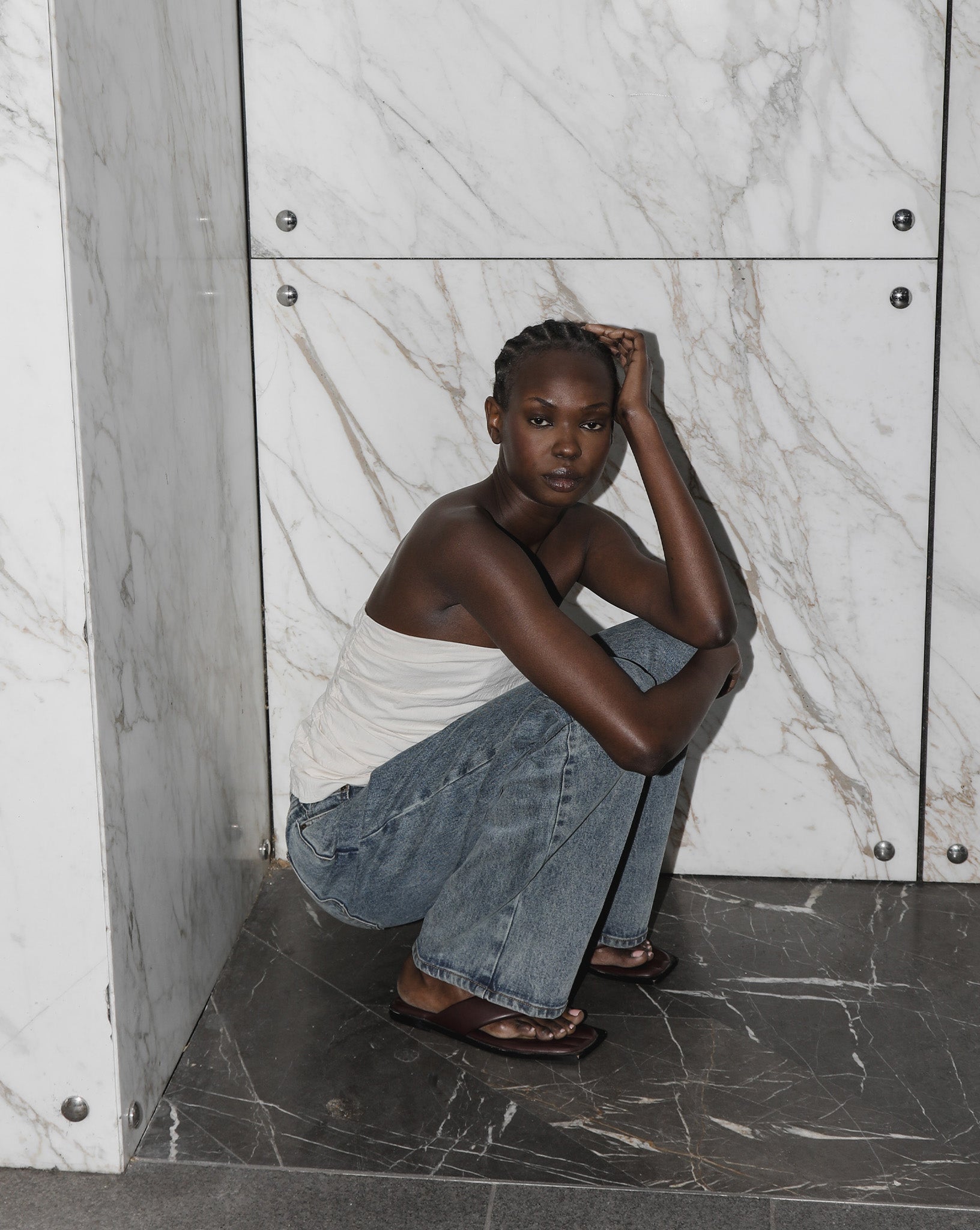 Heidi Strapless Top Cream