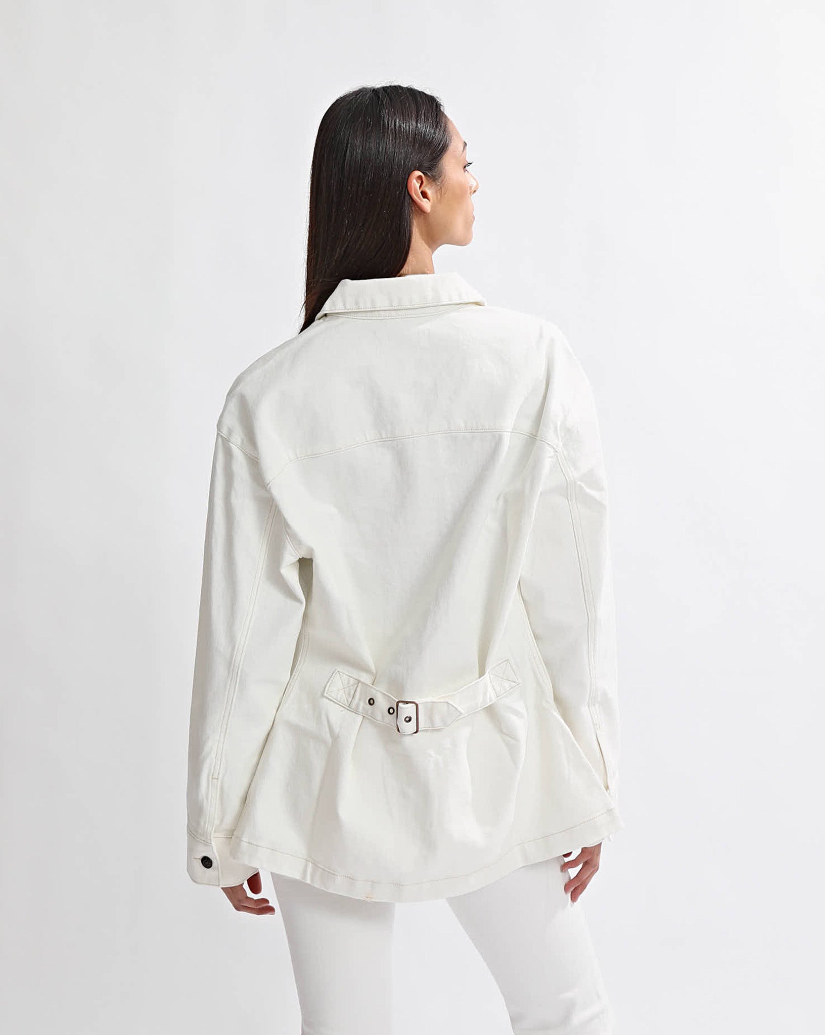 Harley Denim Shirt White