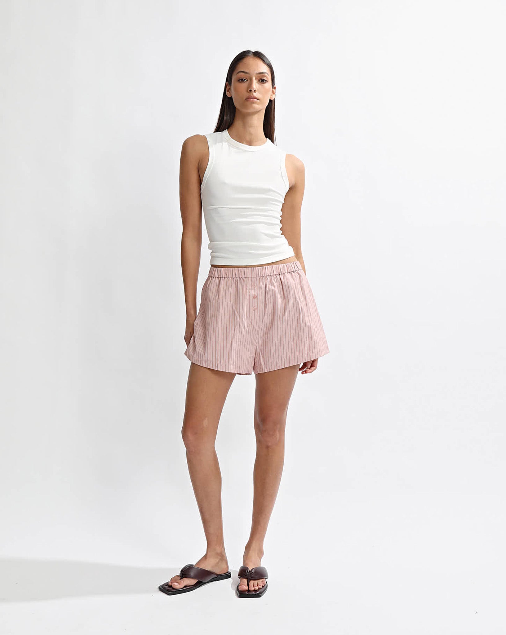 Rowan Shorts Pink Stripe