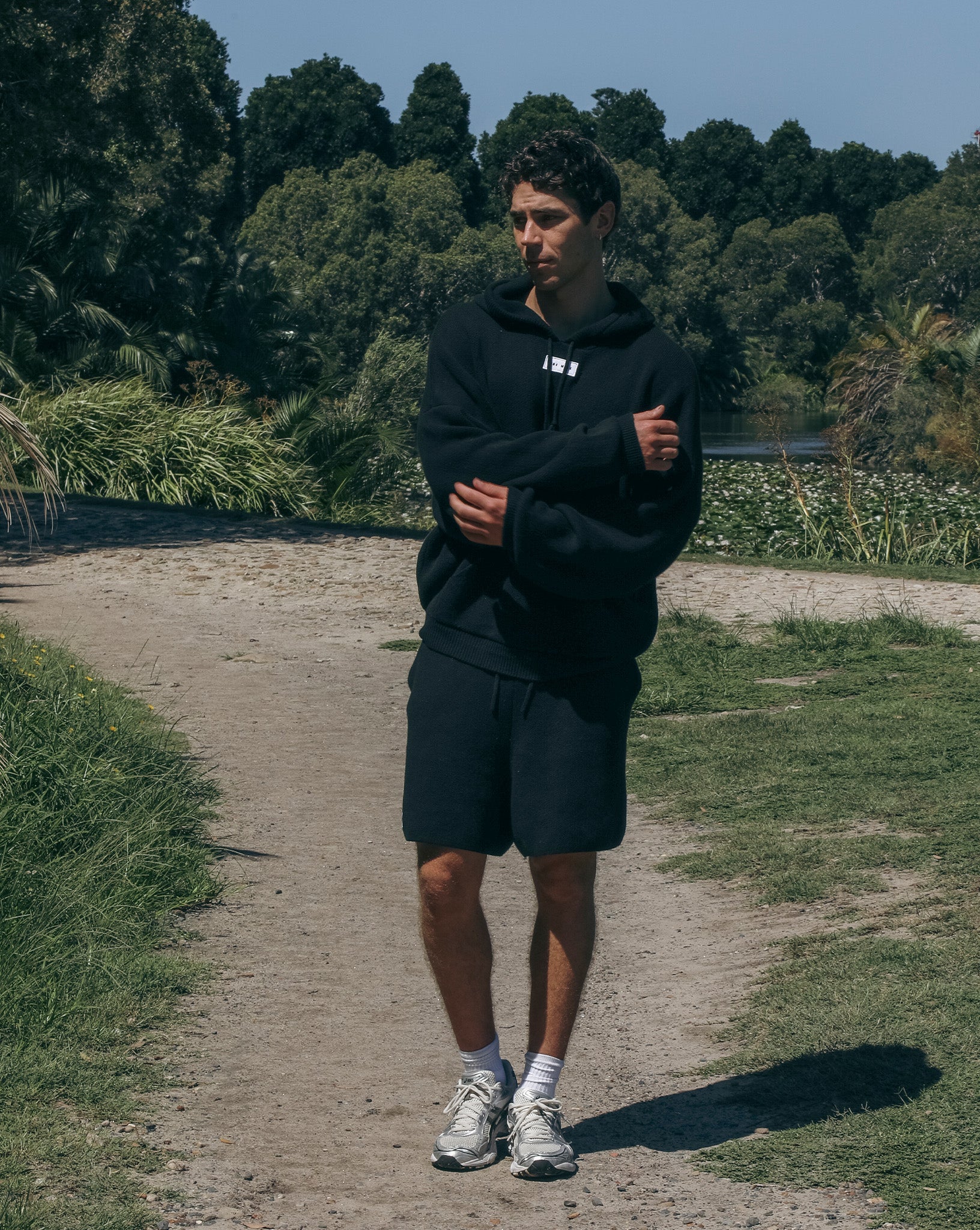 Sasha Knit Shorts Black
