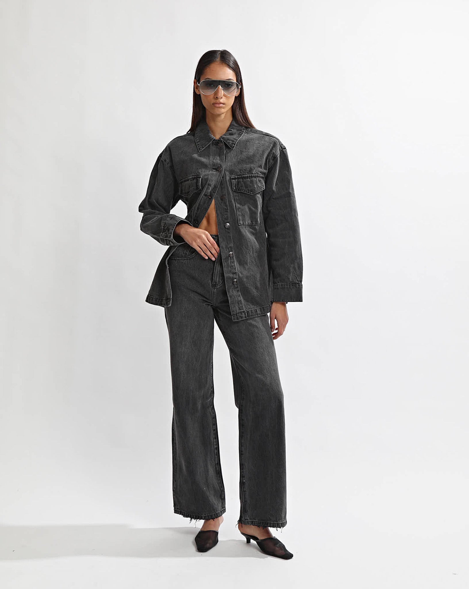 Harley Denim Shirt Black
