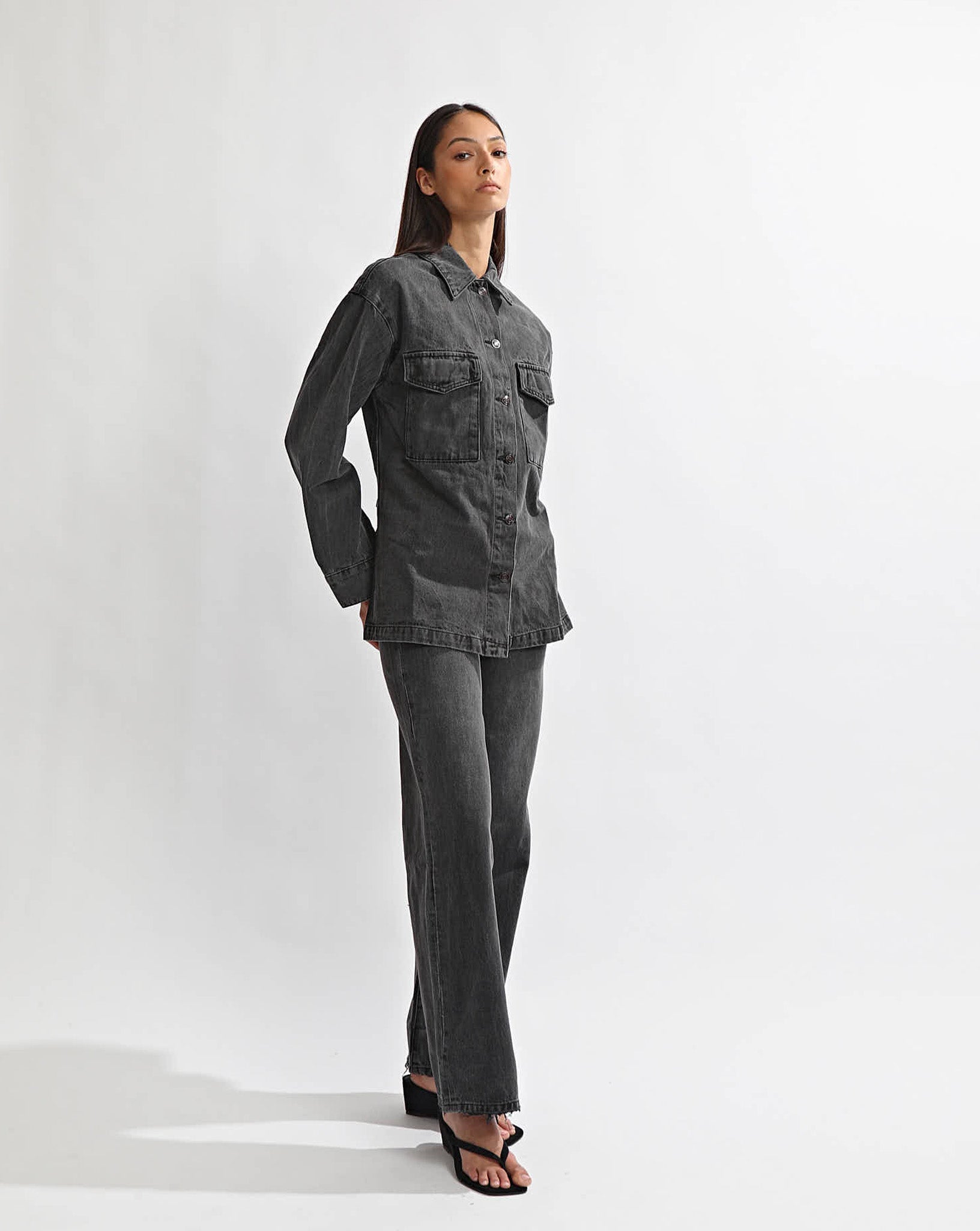 Harley Denim Shirt Black
