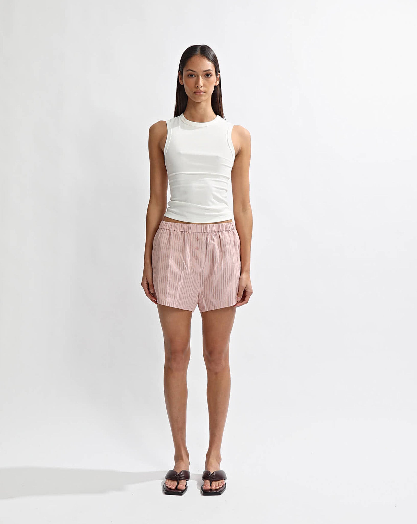 Rowan Shorts Pink Stripe