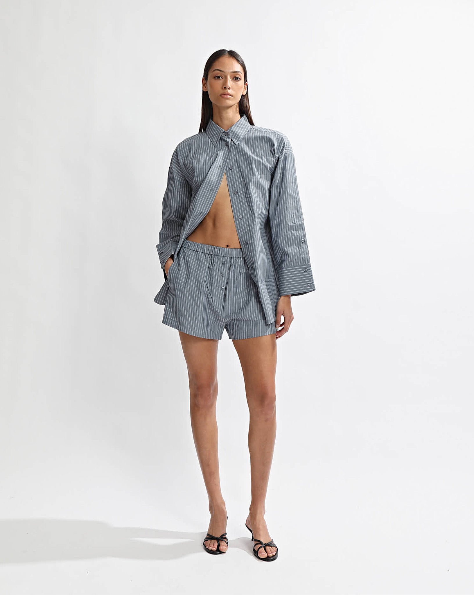 Rowan Shorts Steel Stripe