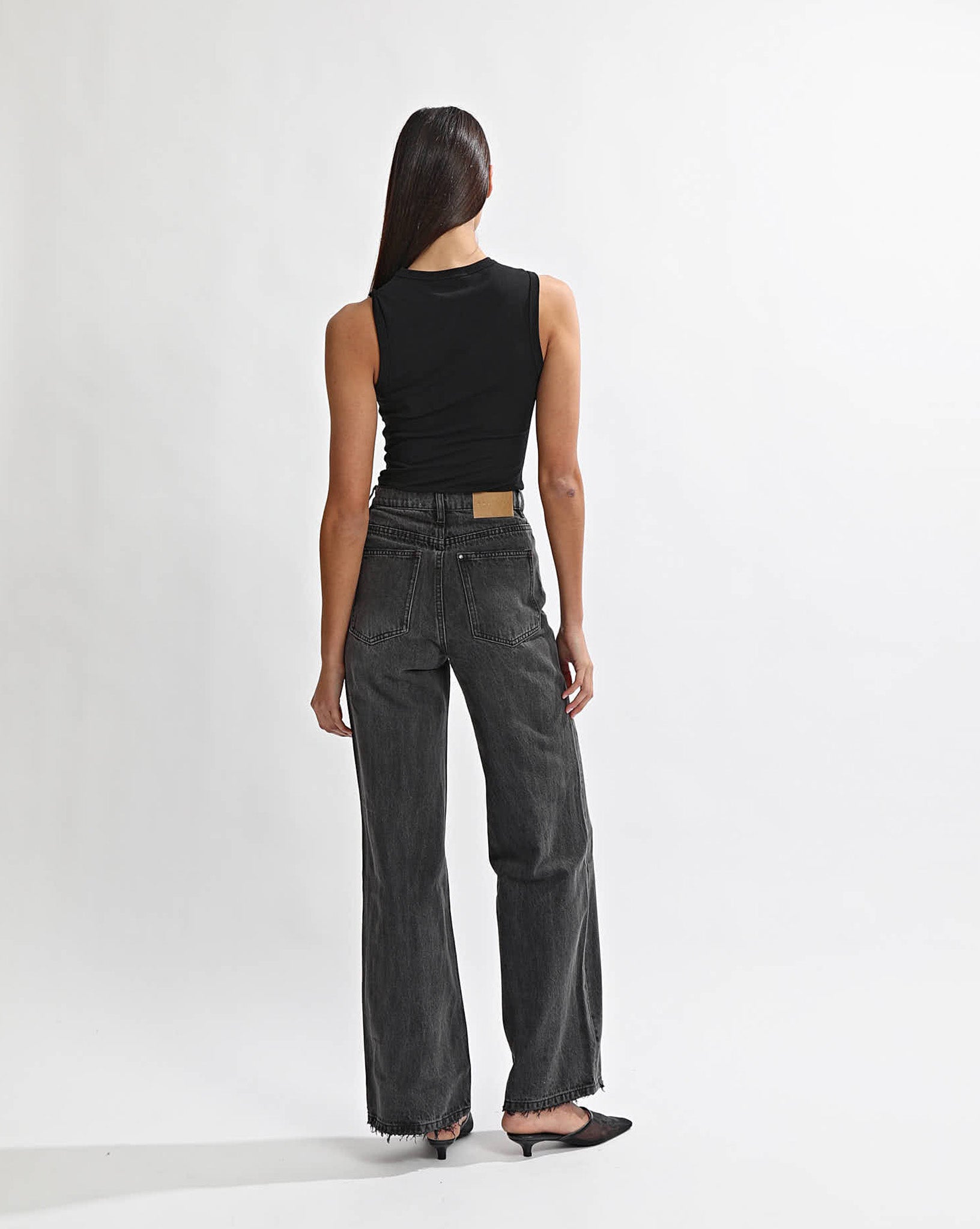 Harley High Rise Jeans Black