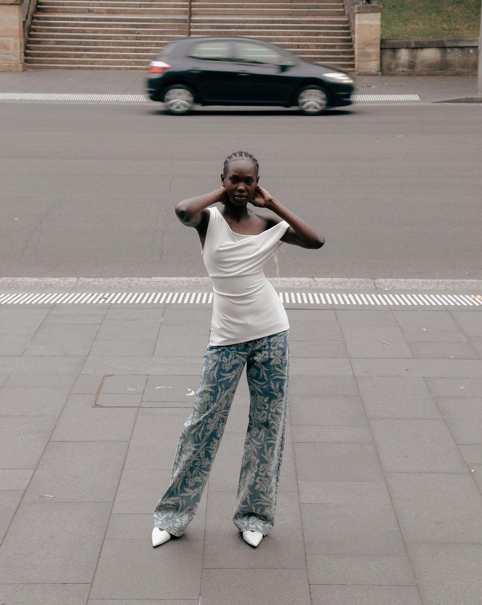 Lani Off Shoulder Top Off White