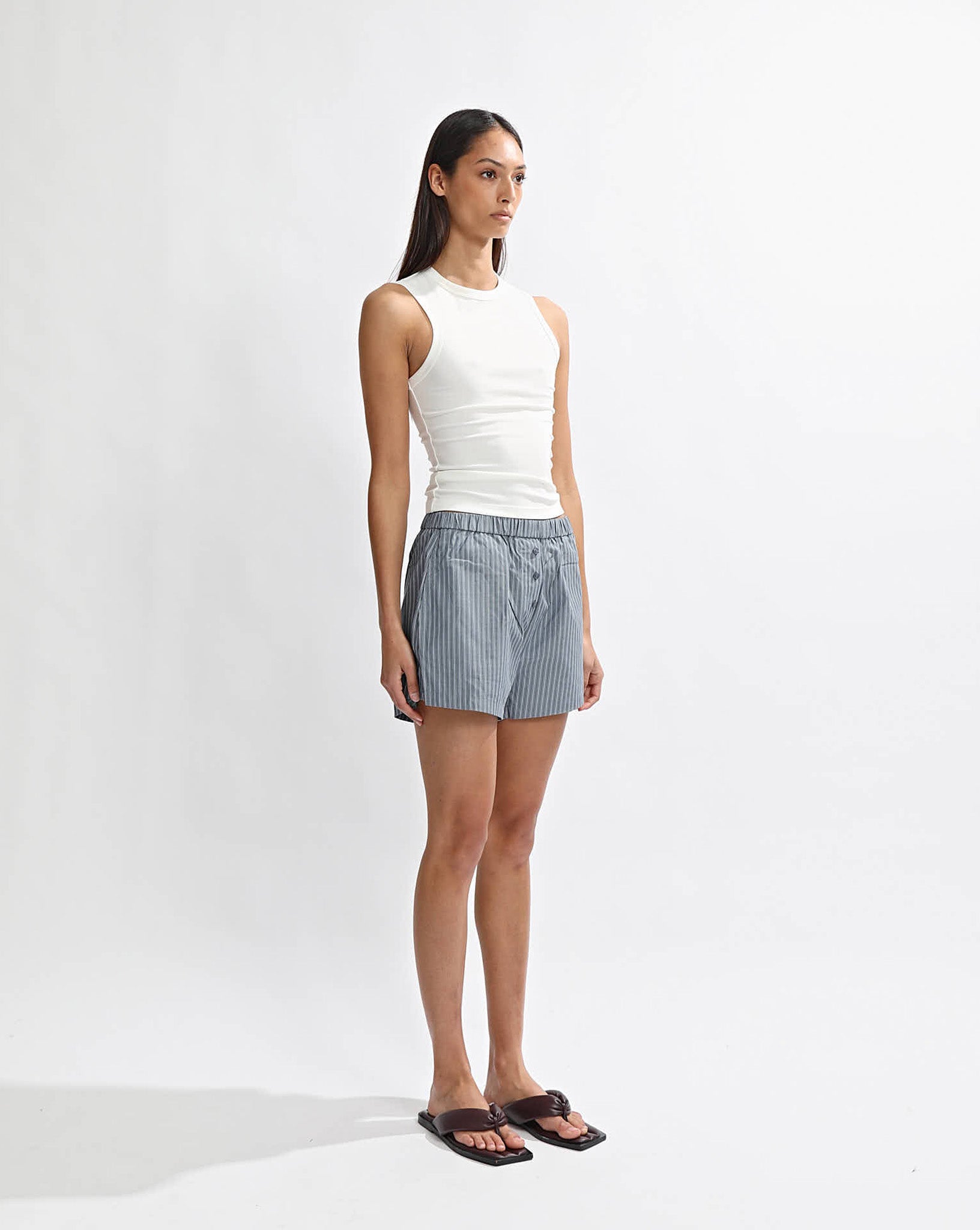 Rowan Shorts Steel Stripe