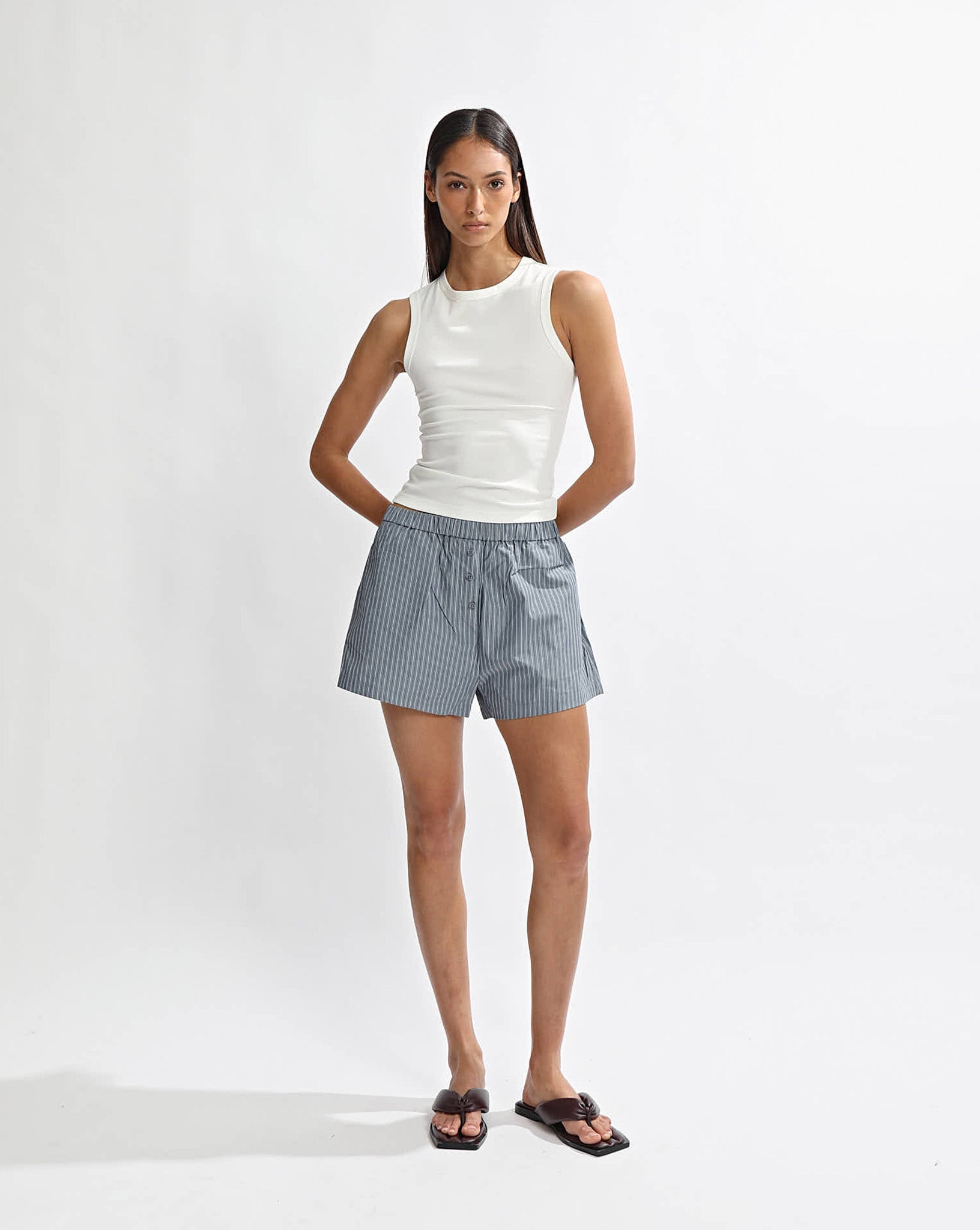Rowan Shorts Steel Stripe