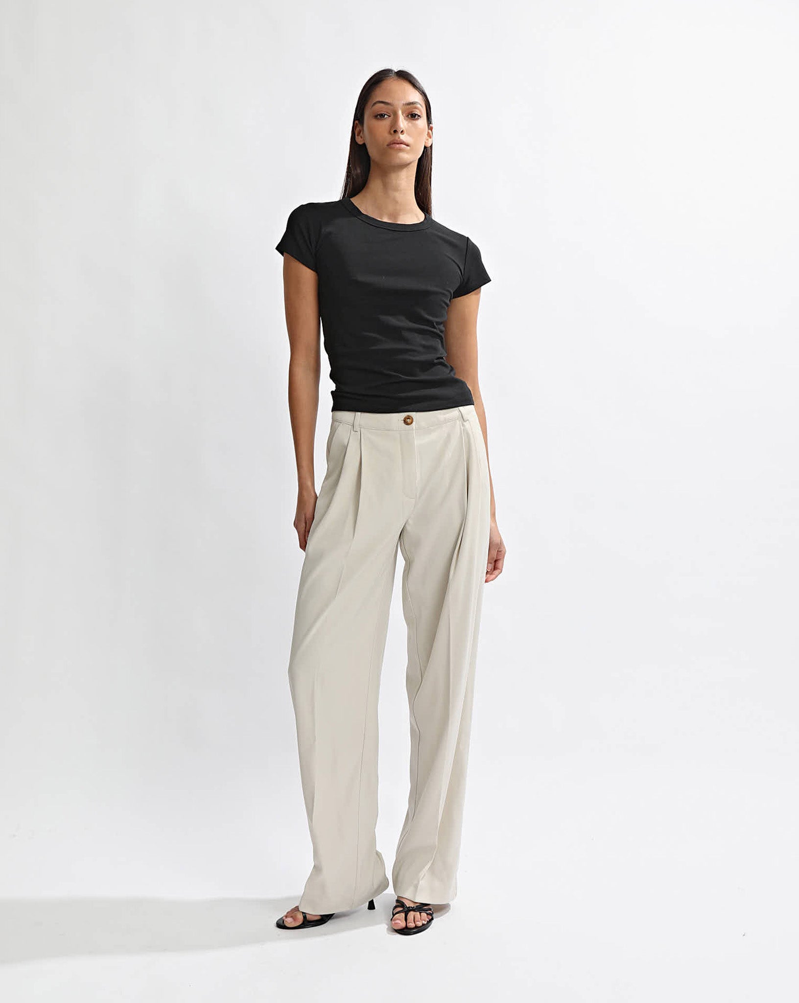 Naomi Trousers Almond