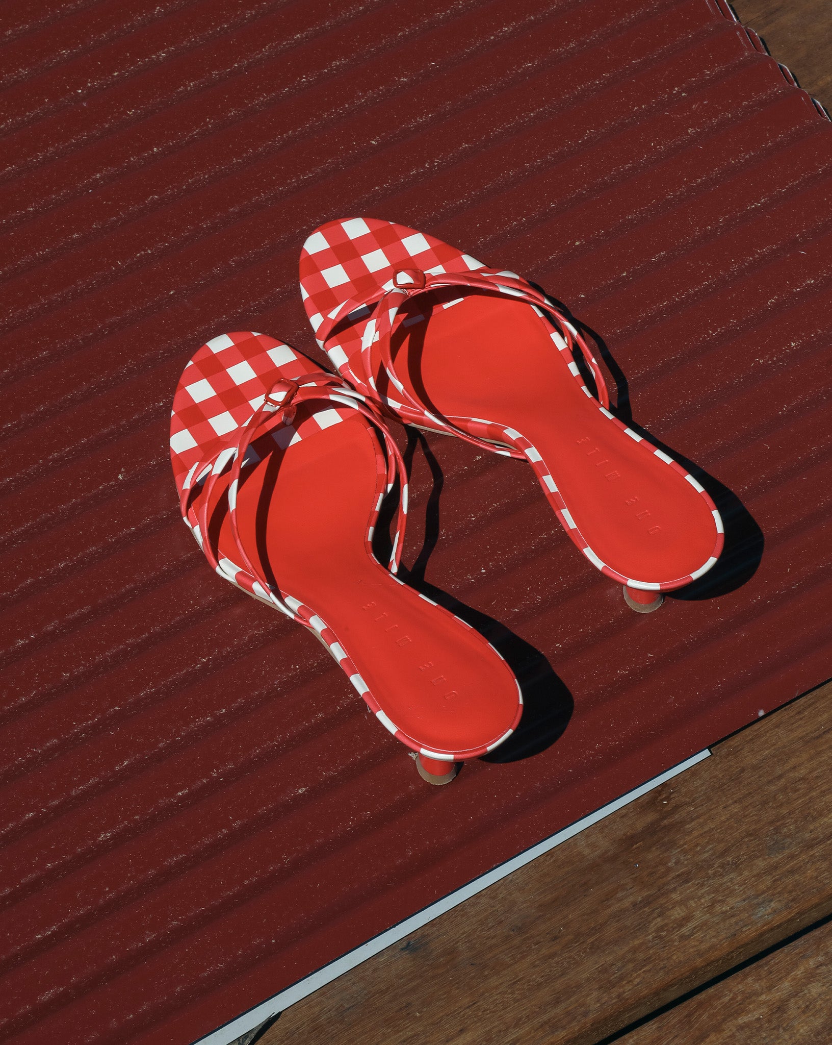 Rommy Heel Gingham