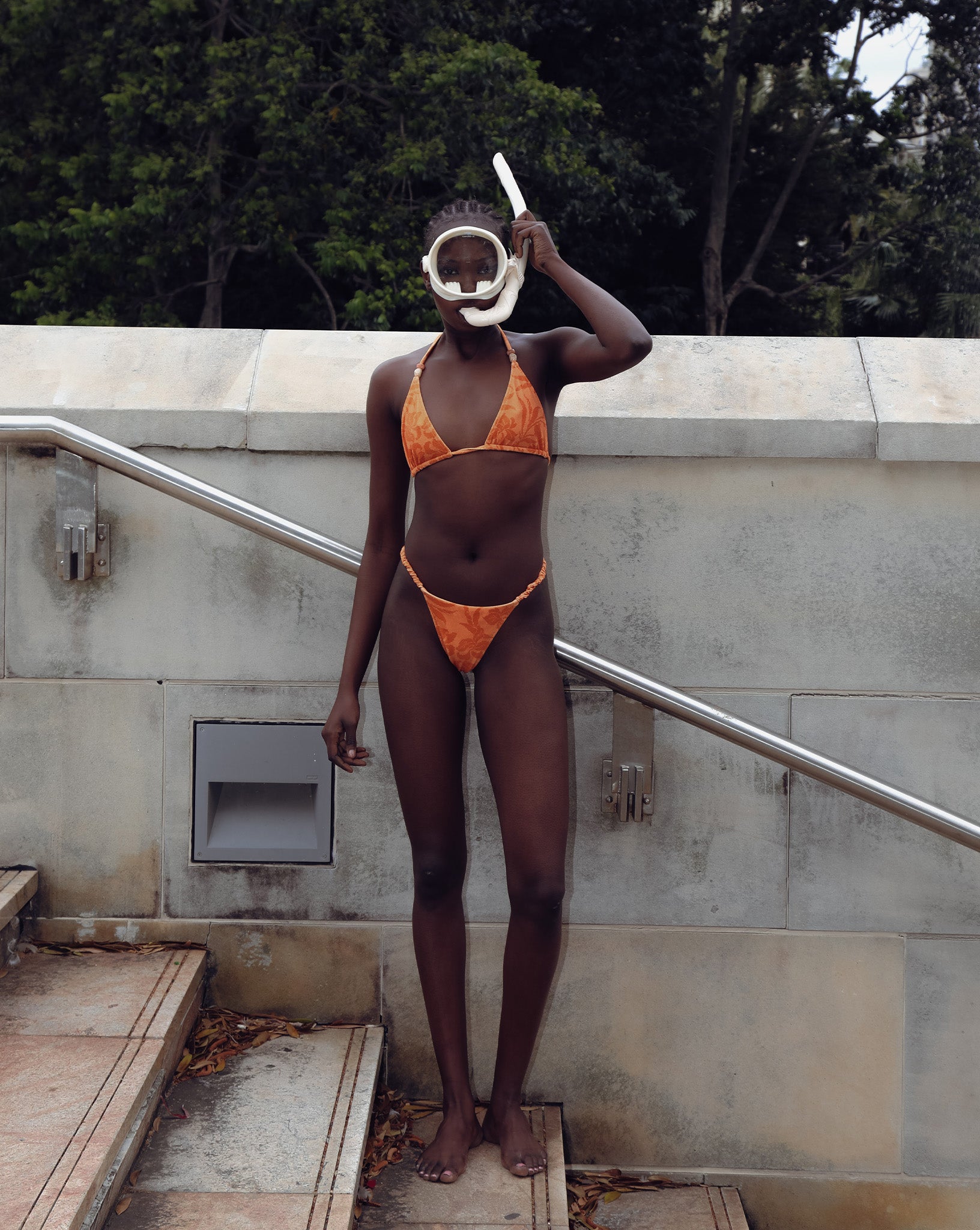 Nali Tri Bikini Top Orange Sol