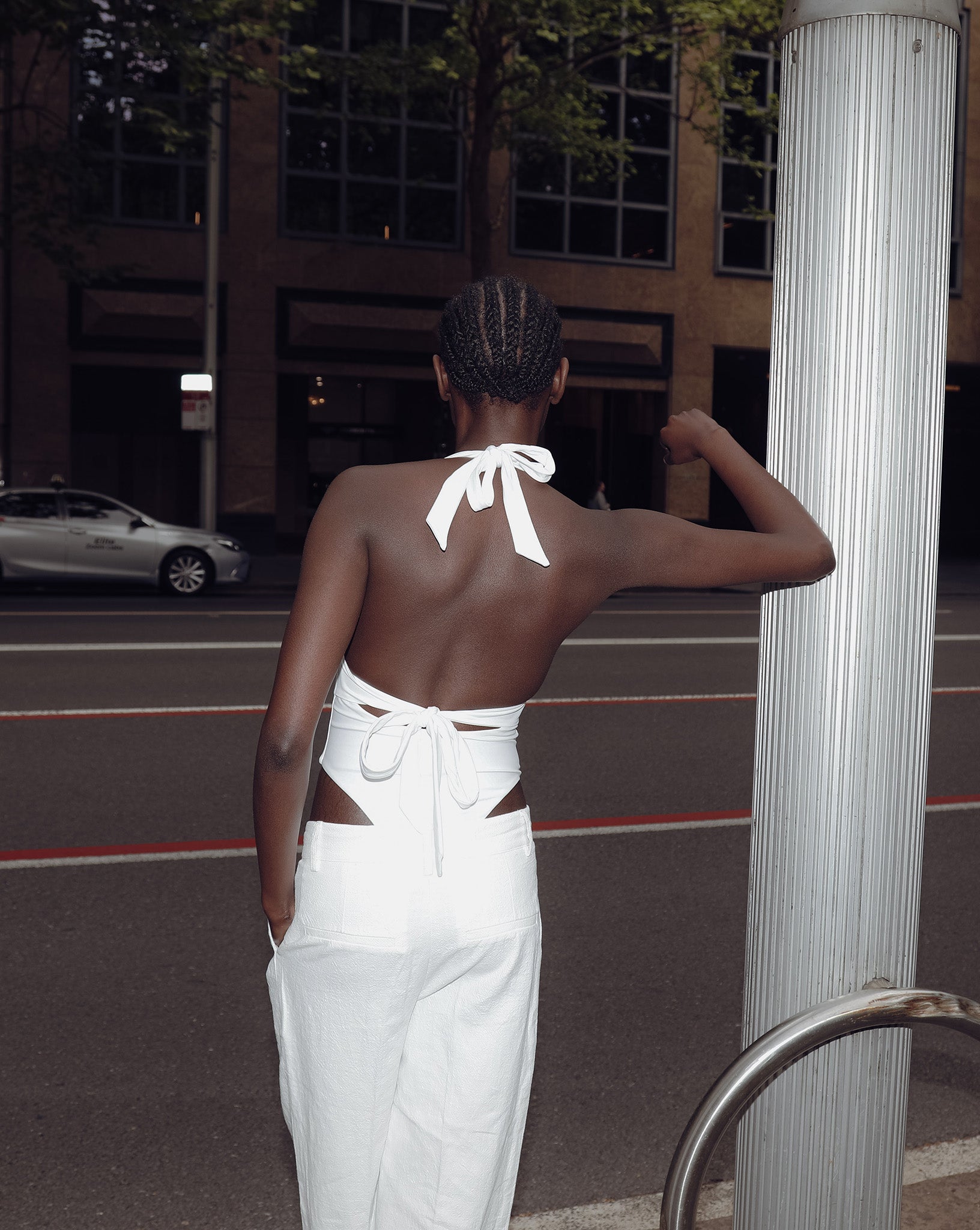 Cabo Halter One Piece Off White