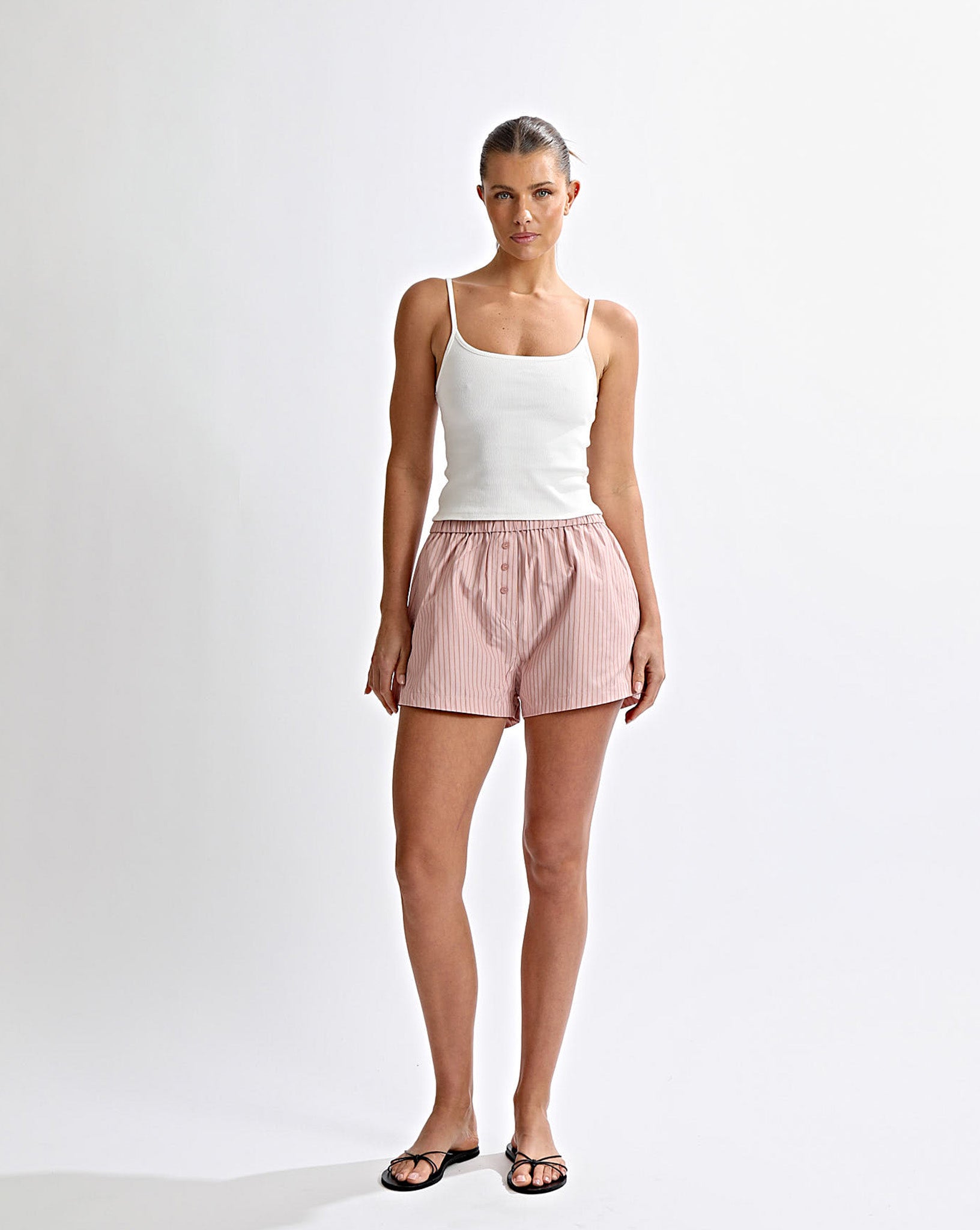 Rowan Shorts Pink Stripe