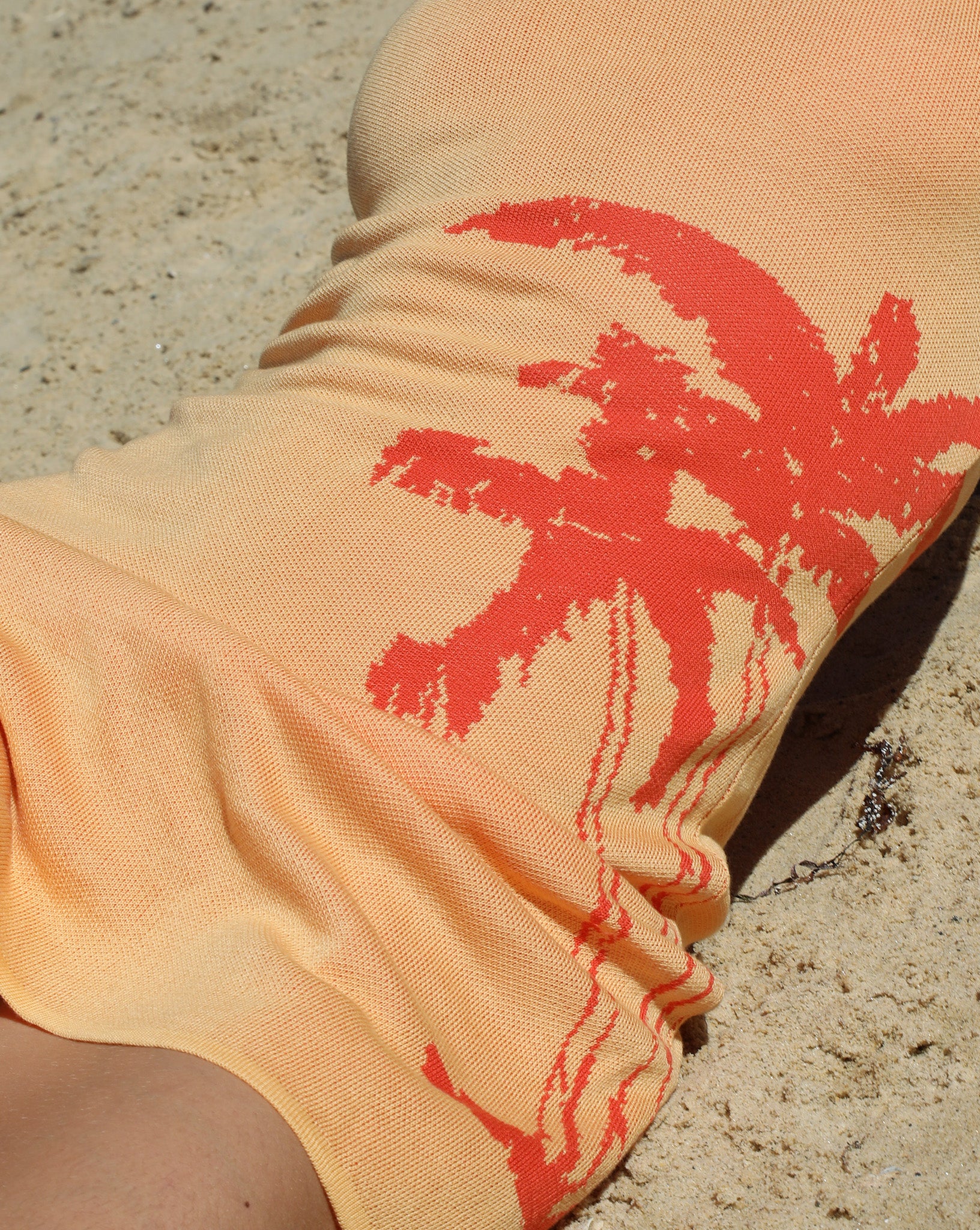 Cali Knit Mini Dress Orange