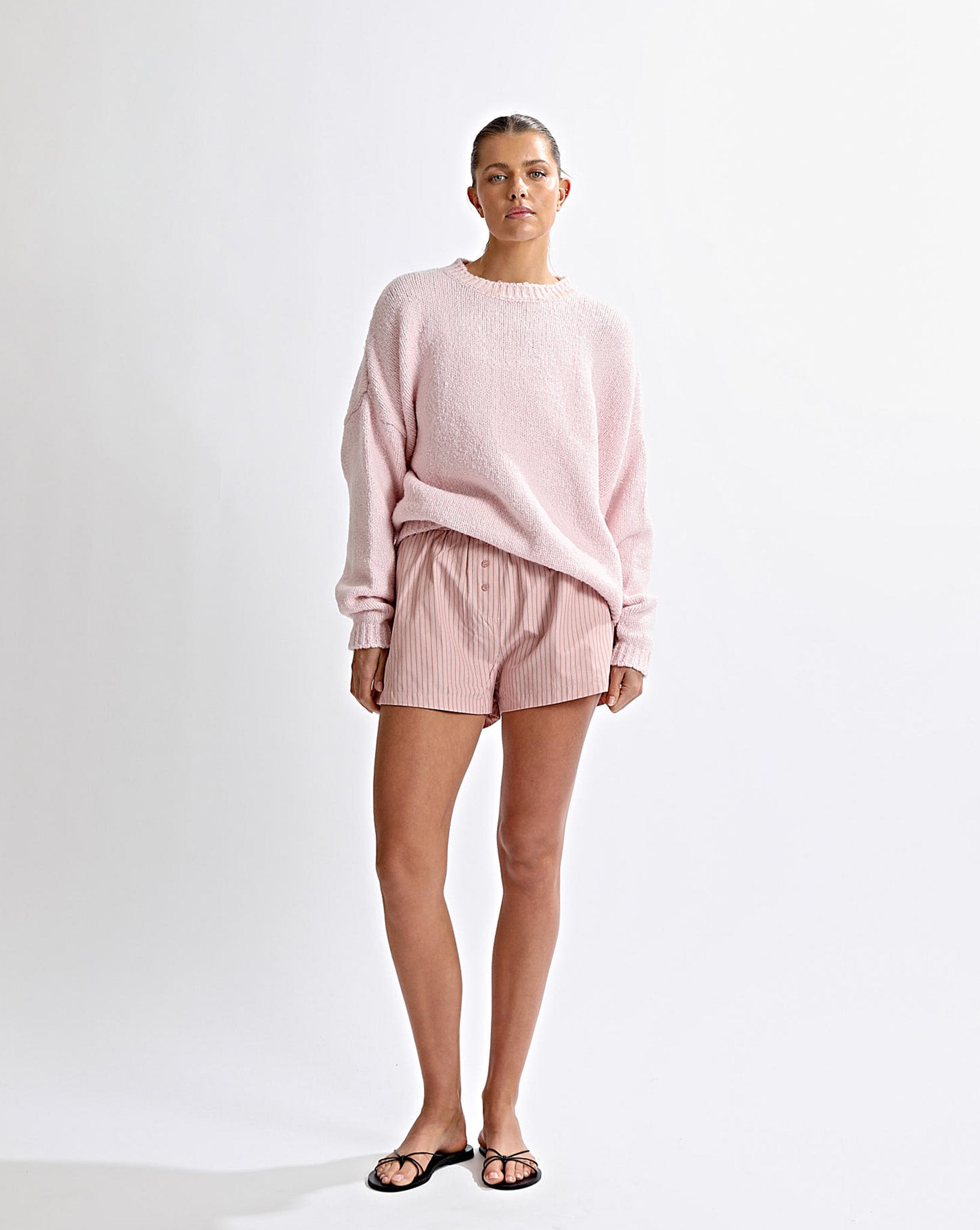 Rowan Shorts Pink Stripe