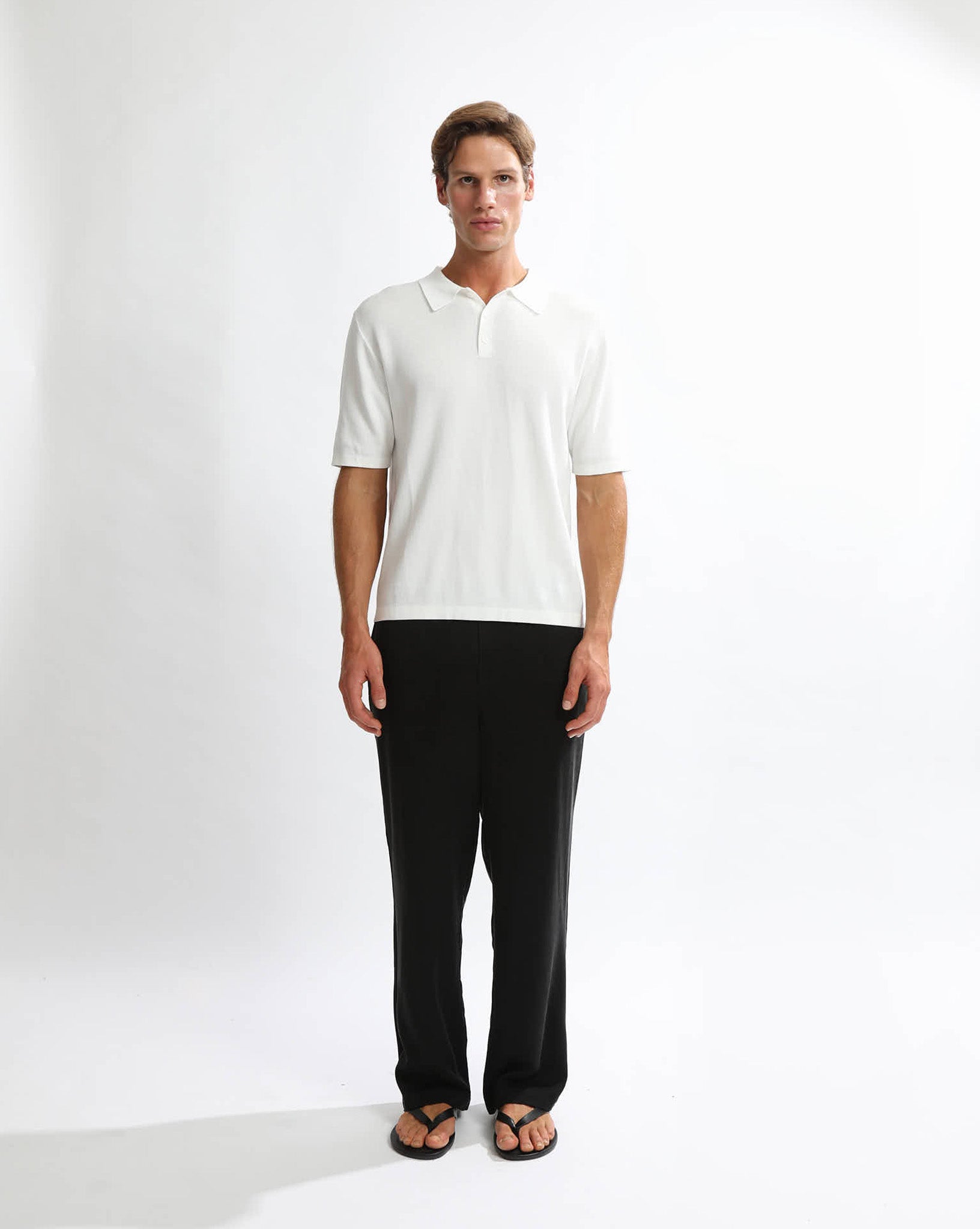 Blake Knit Top White