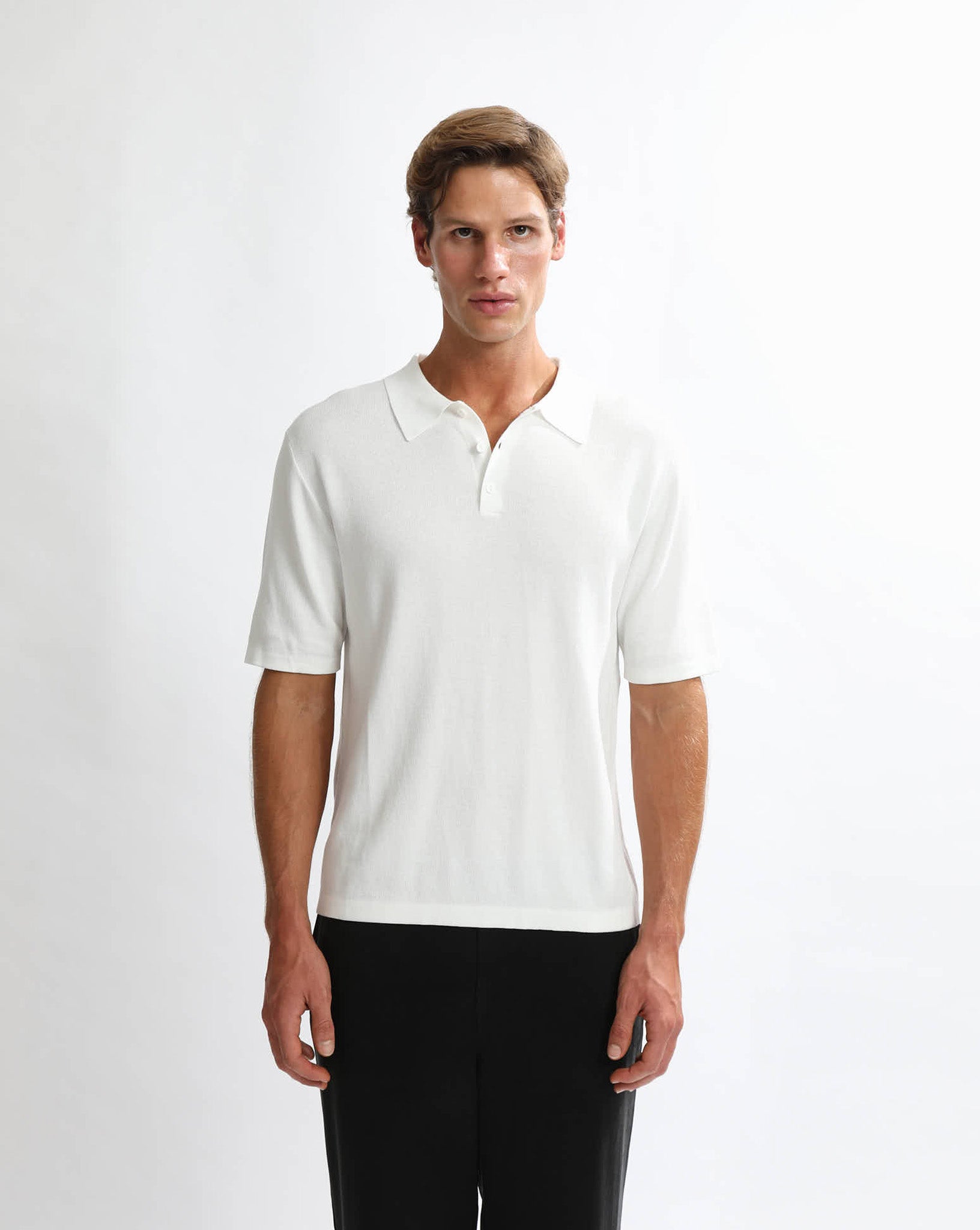 Blake Knit Top White