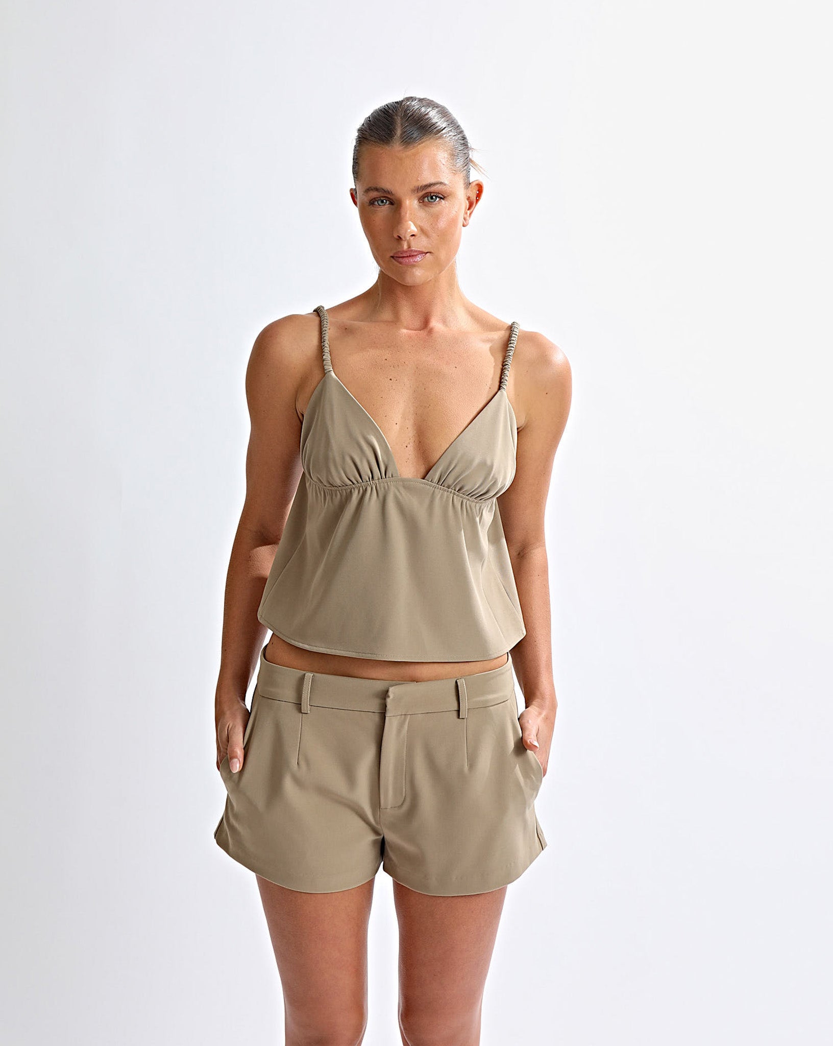 Naomi Top Taupe