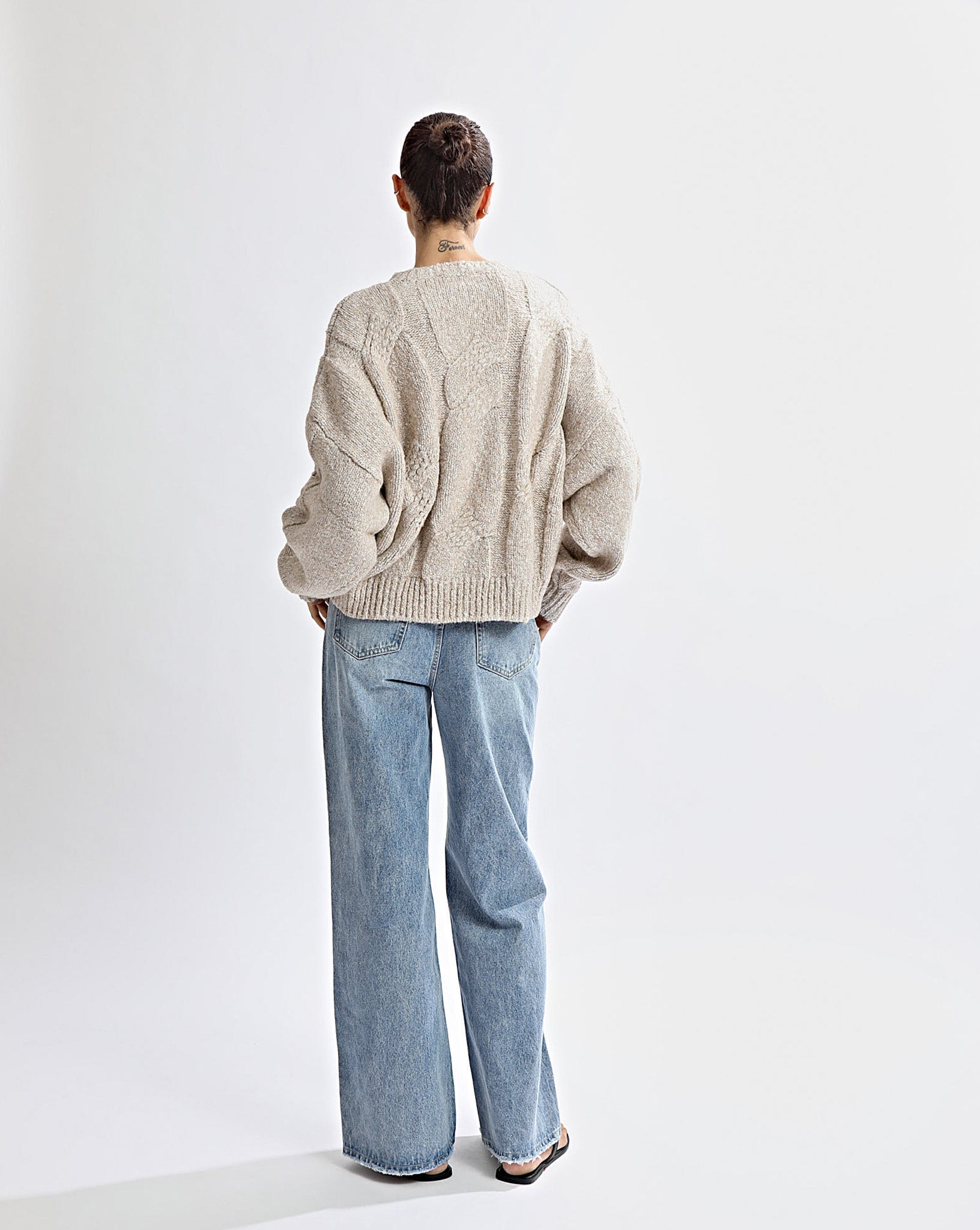 Bimmi Knit Jumper Beige