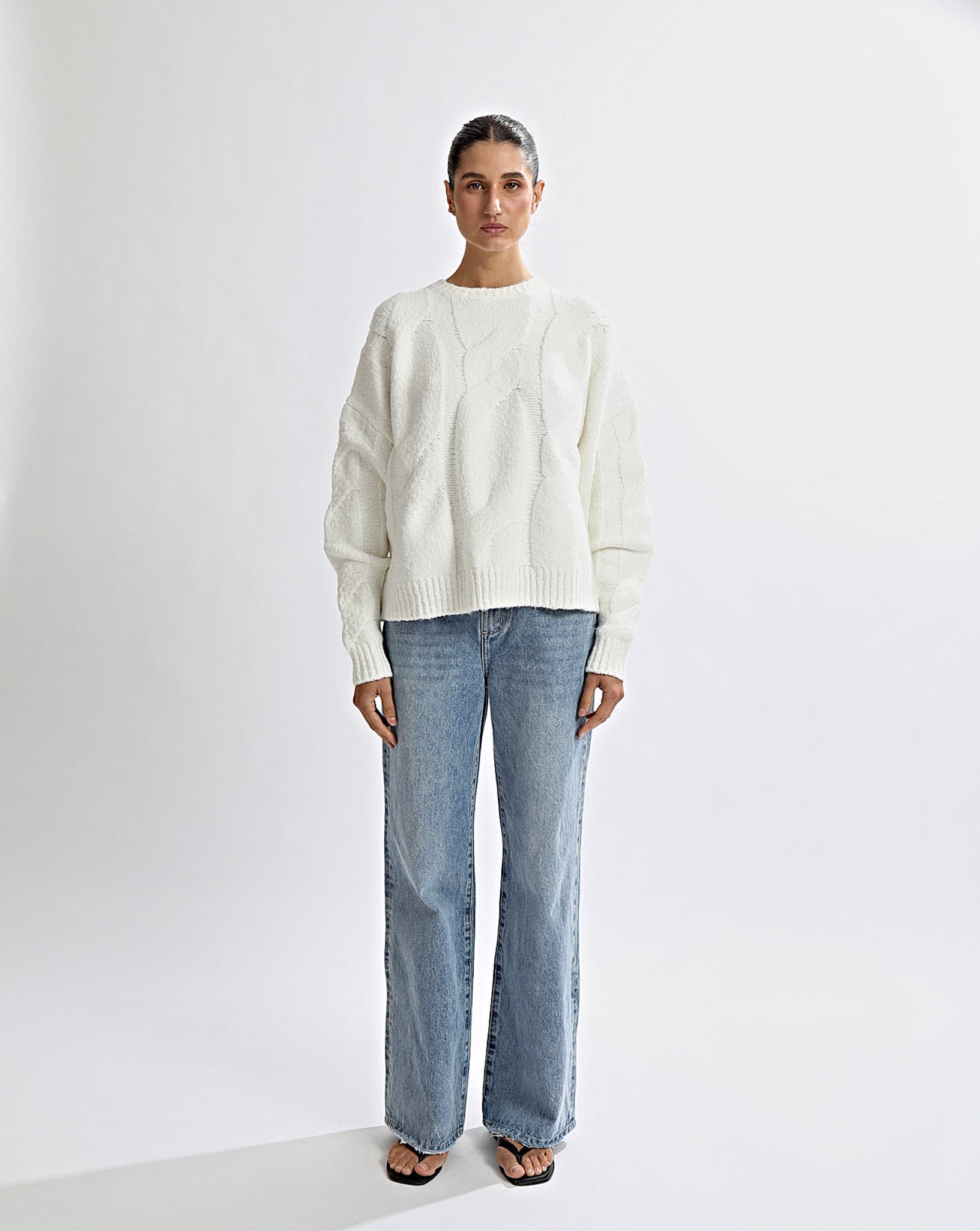 Bimmi Knit Jumper Cream