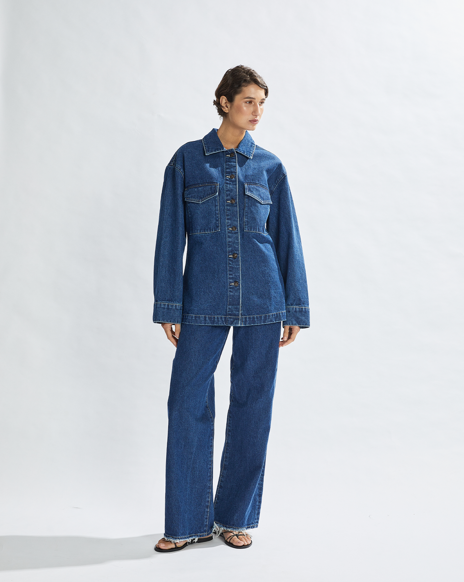 Harley Denim Shirt Vintage Blue