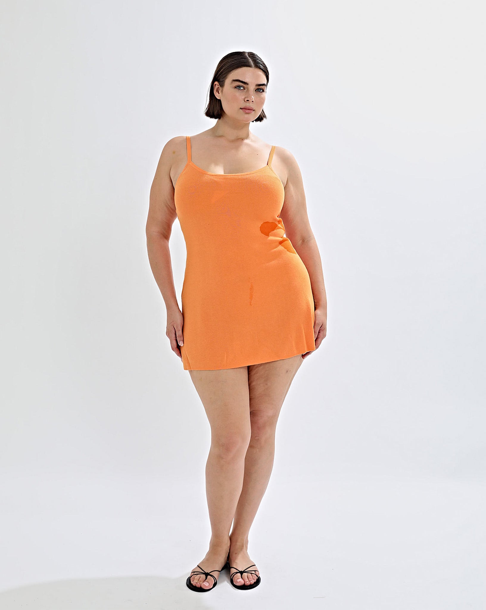 Mali Knit Dress Orange