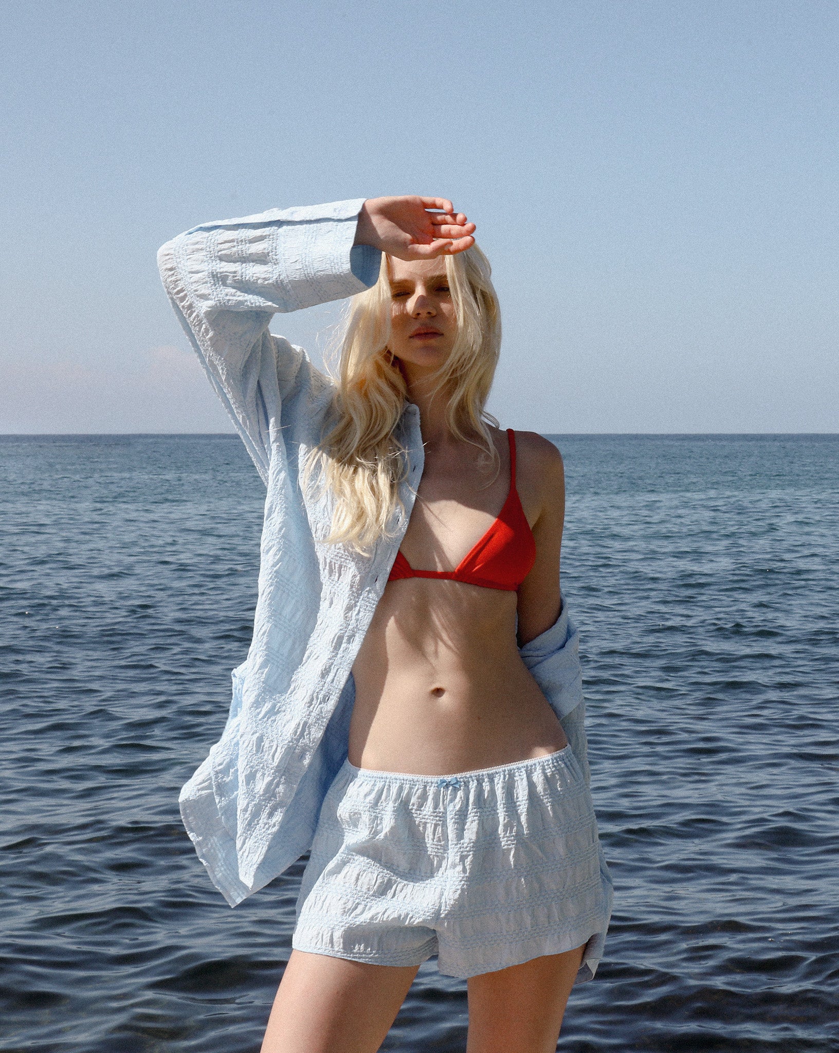 Andi Shorts Sky Blue