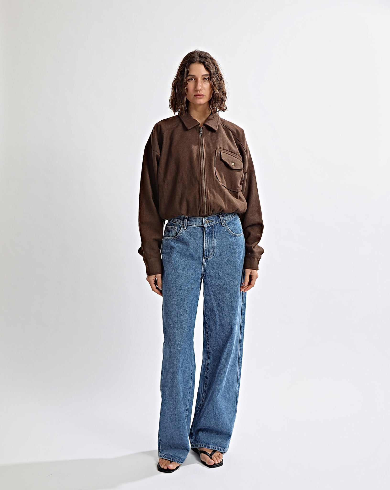 Danny Bomber Jacket Chocolate