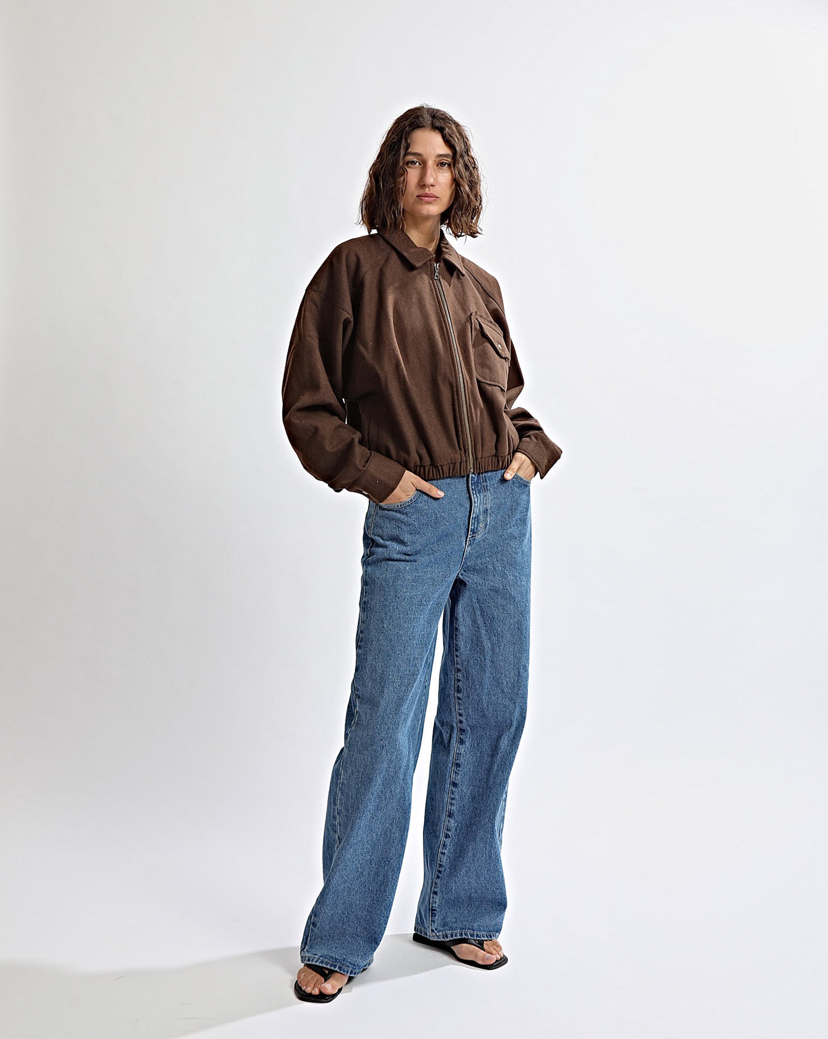 Danny Bomber Jacket Chocolate