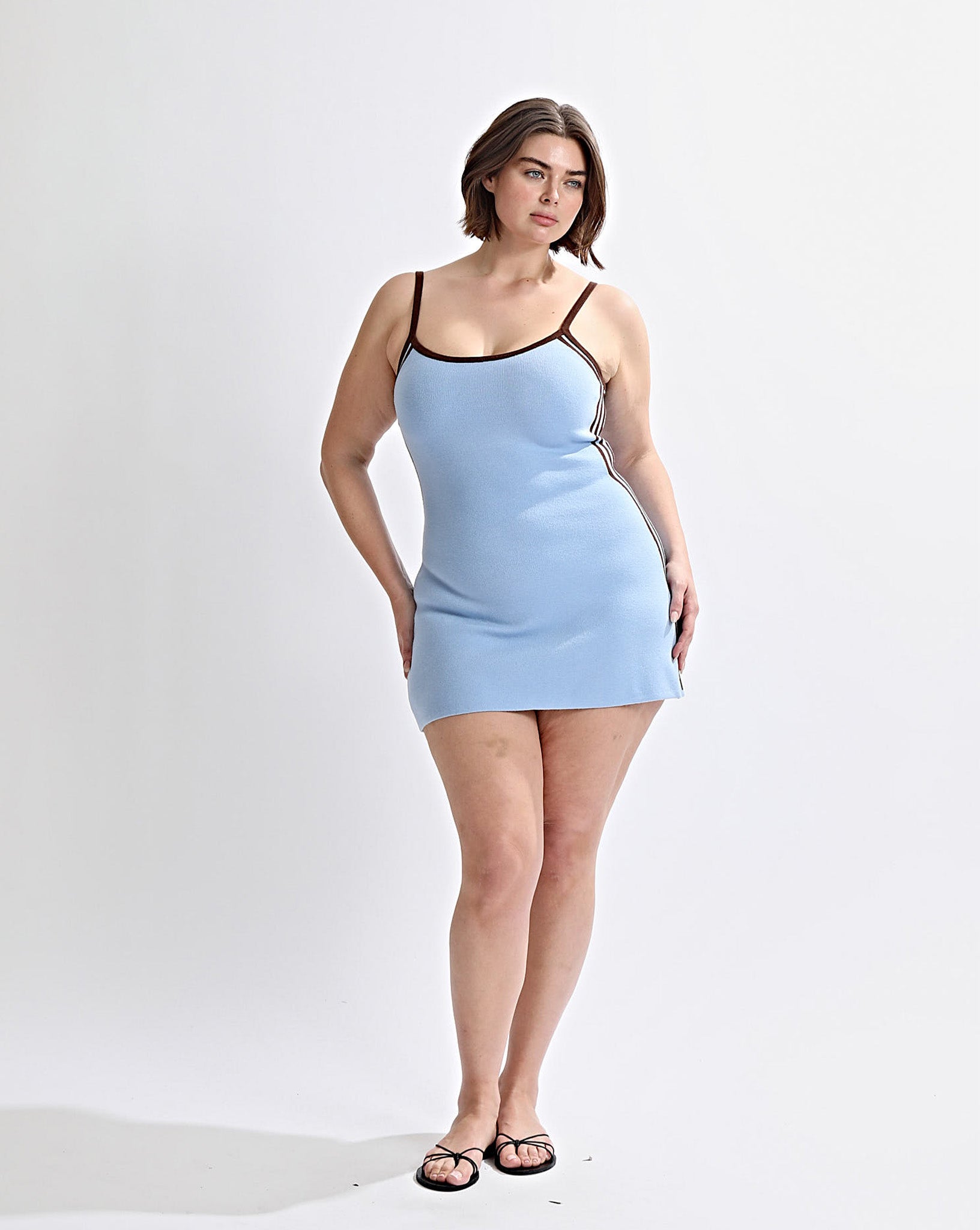 Cody Knit Dress Blue