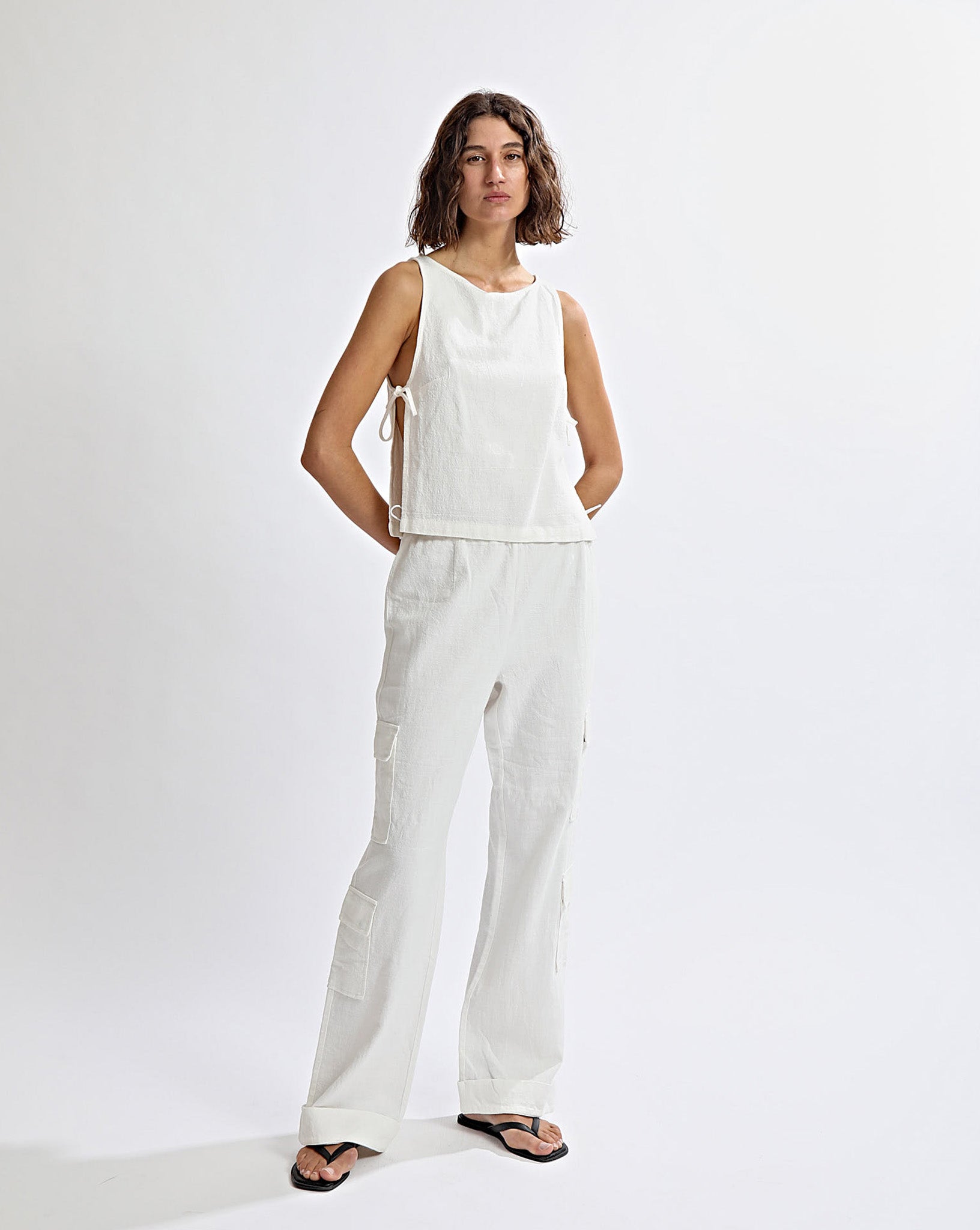 Evie Trousers Off White
