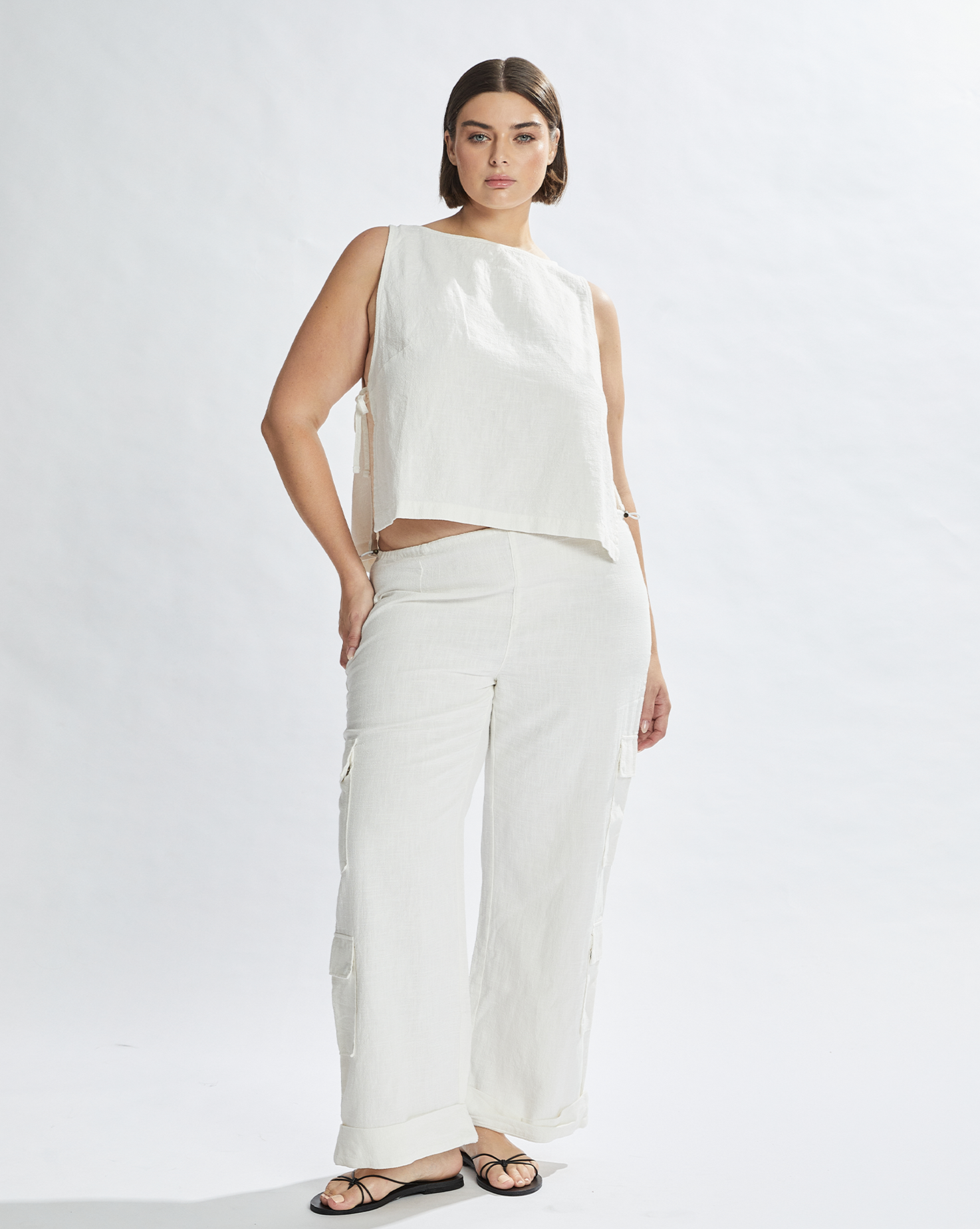 Evie Trousers Off White