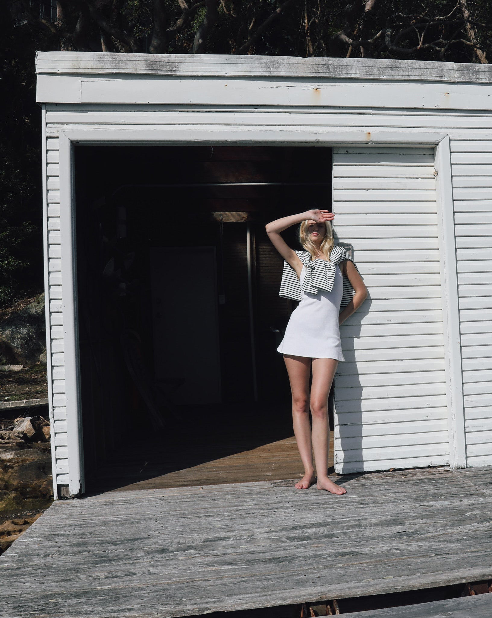 Oli Mini Dress White