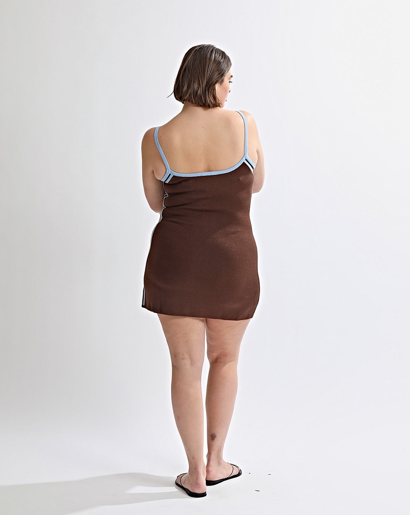Cody Knit Dress Brown
