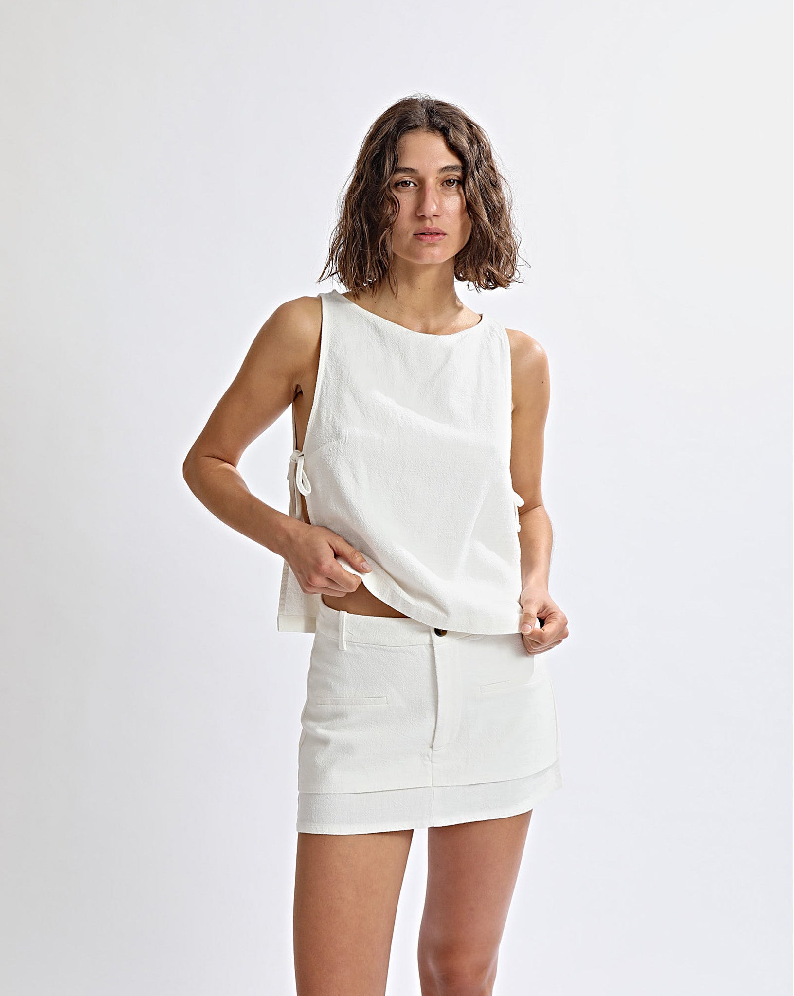 Evie Top Off White