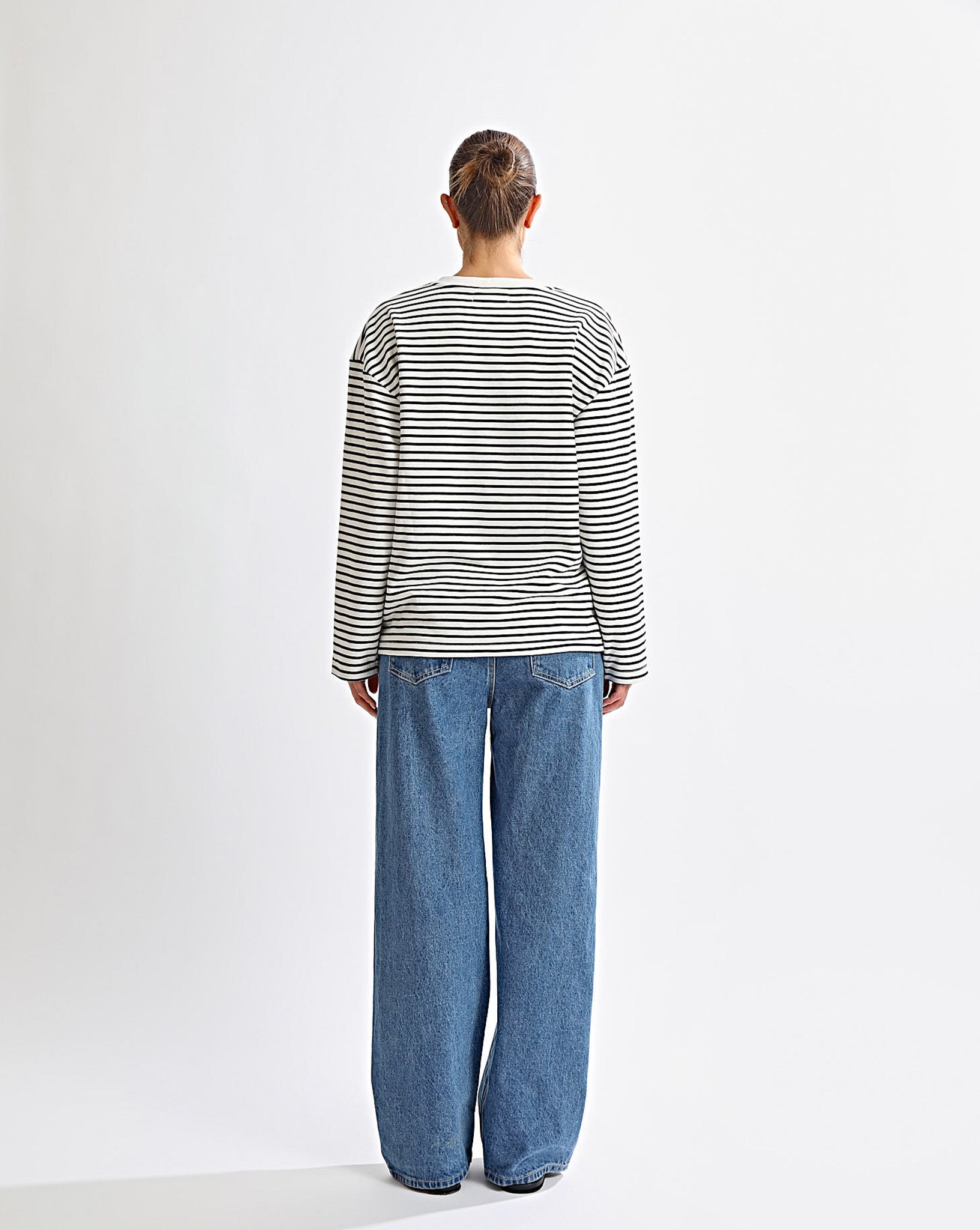 Paris Long Sleeve Top Stripe