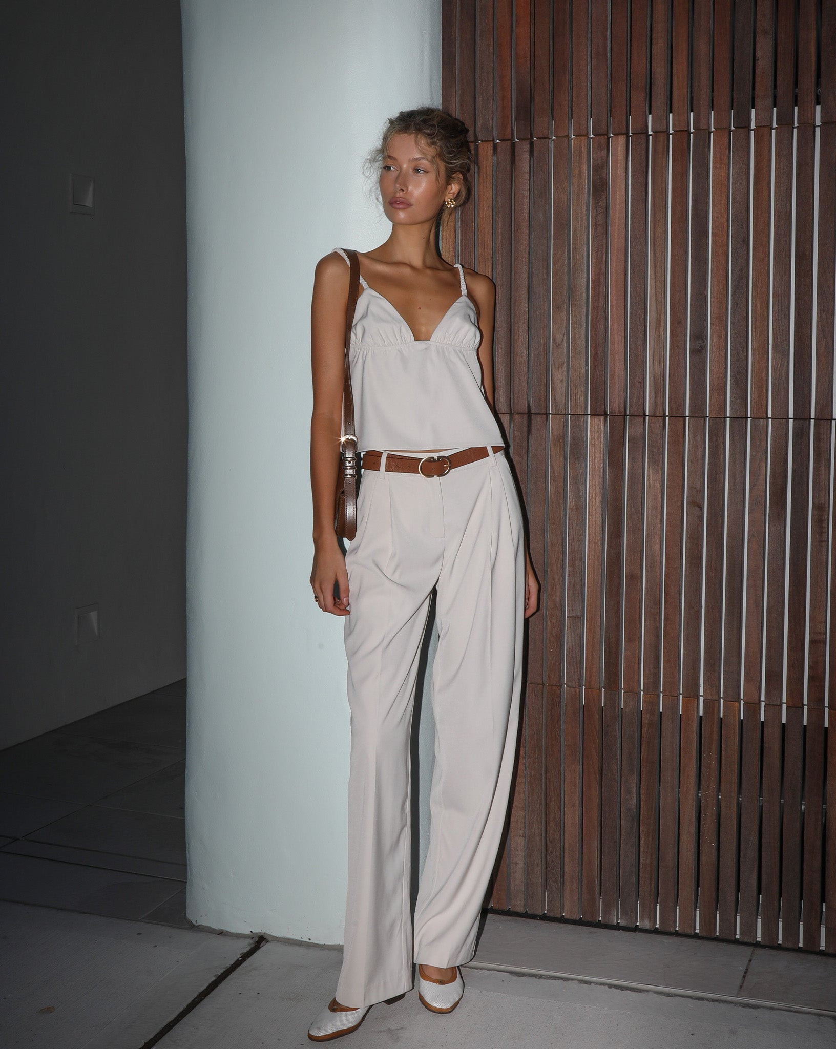 Naomi Trousers Almond