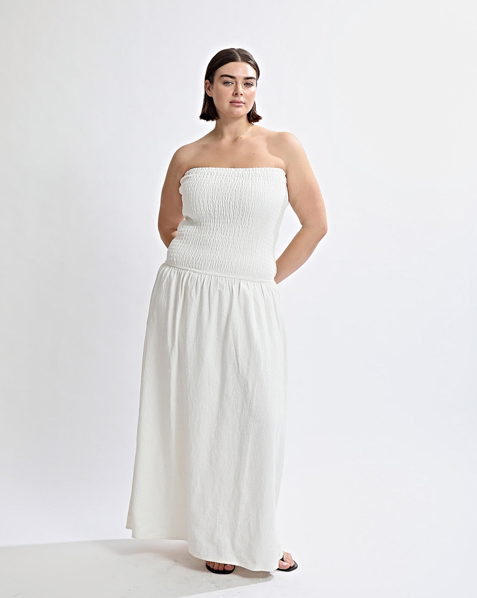 Evie Maxi Dress Off White