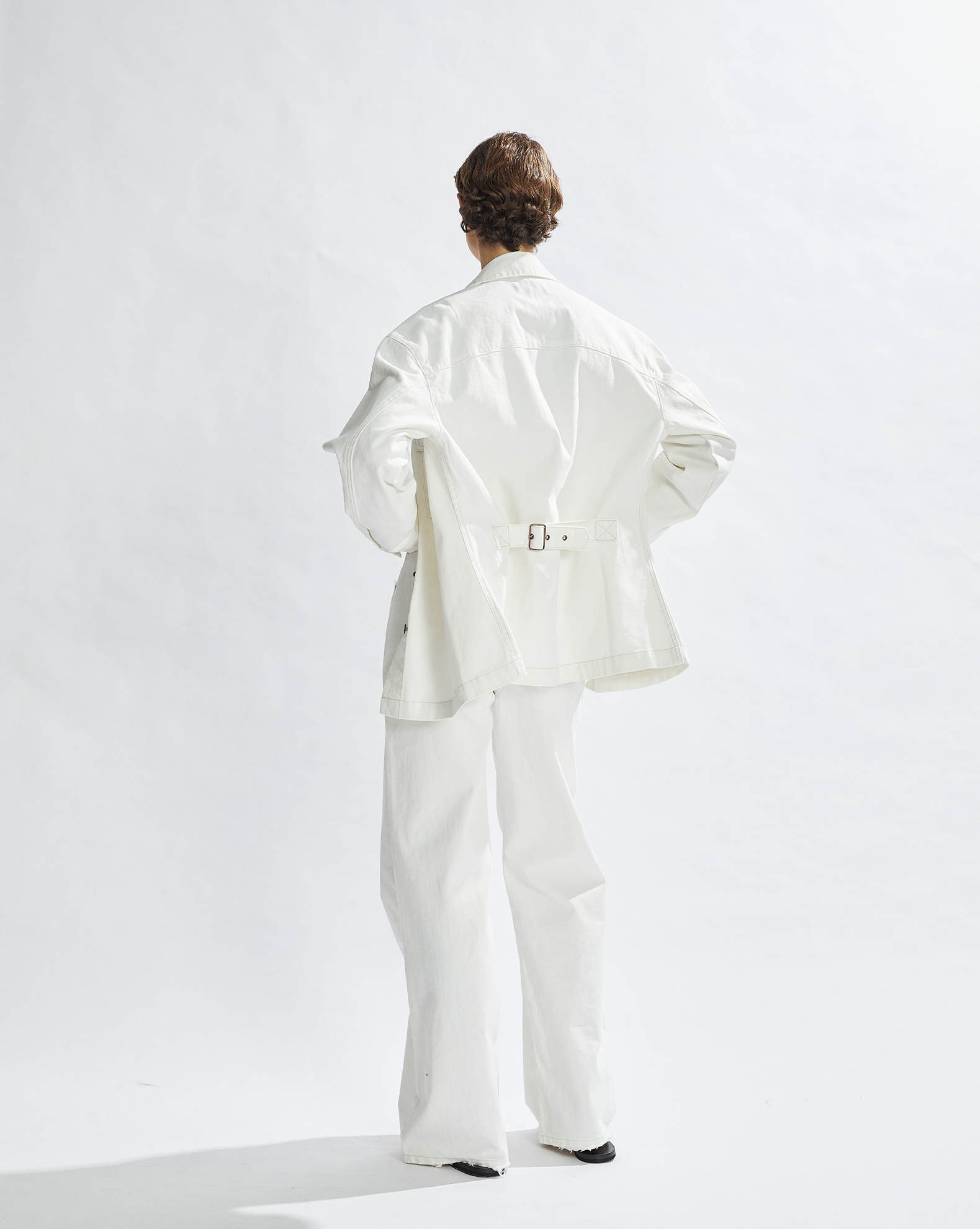 Harley Denim Shirt White