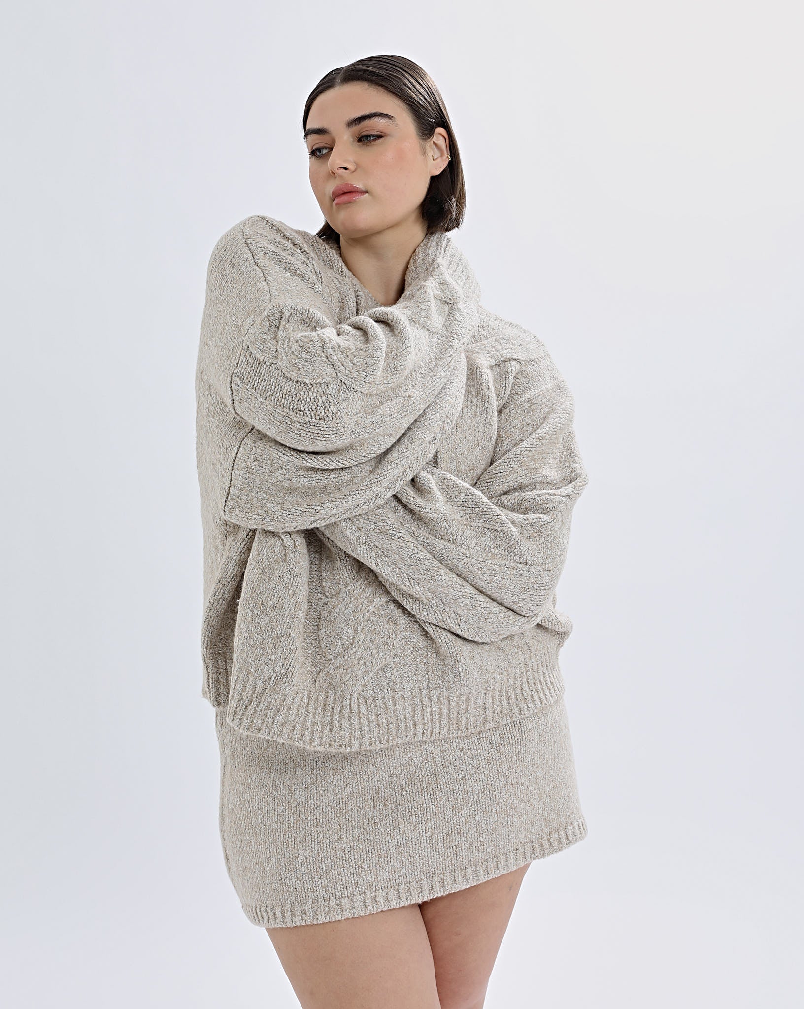 Bimmi Knit Jumper Beige