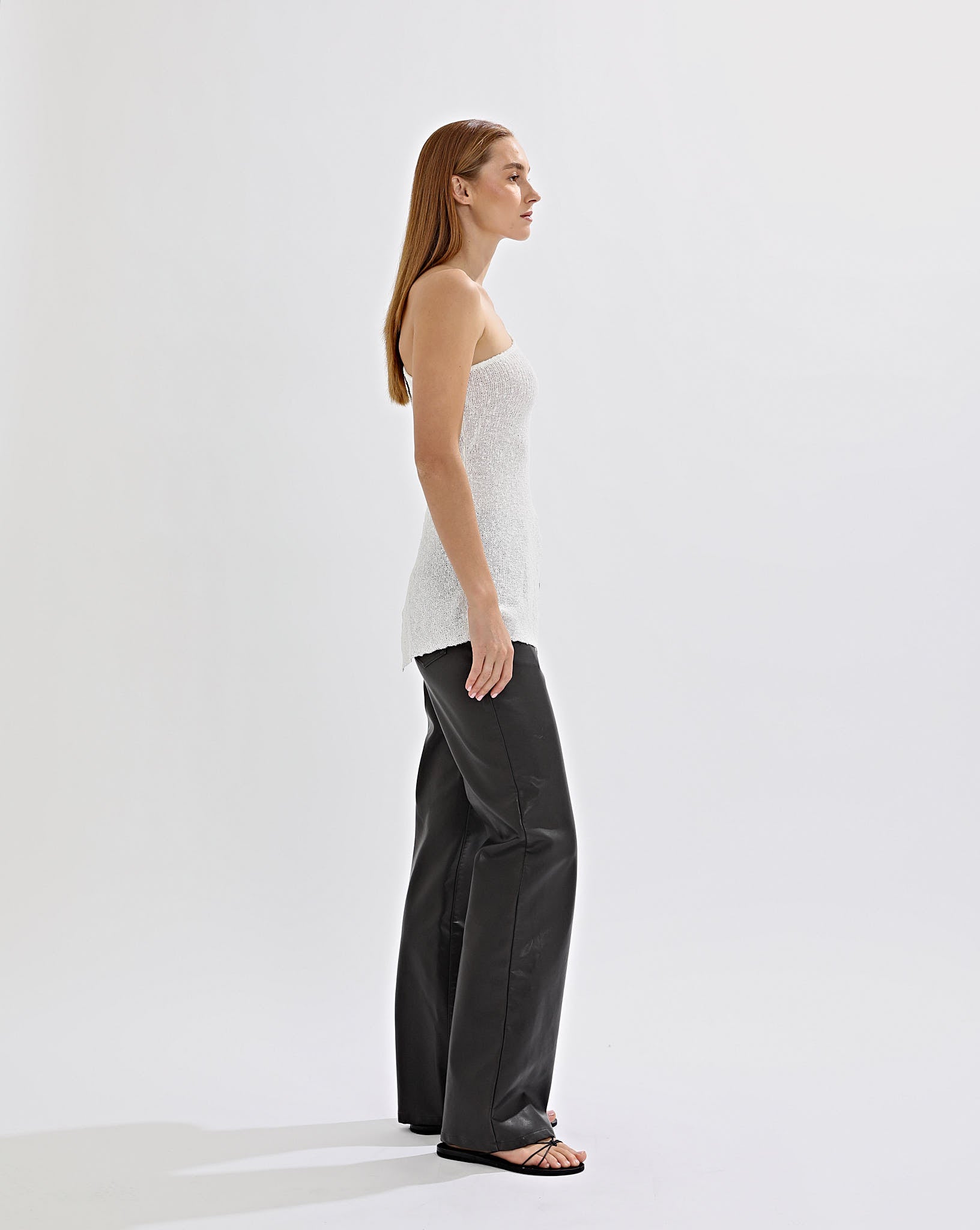 Sloane Knit Top White