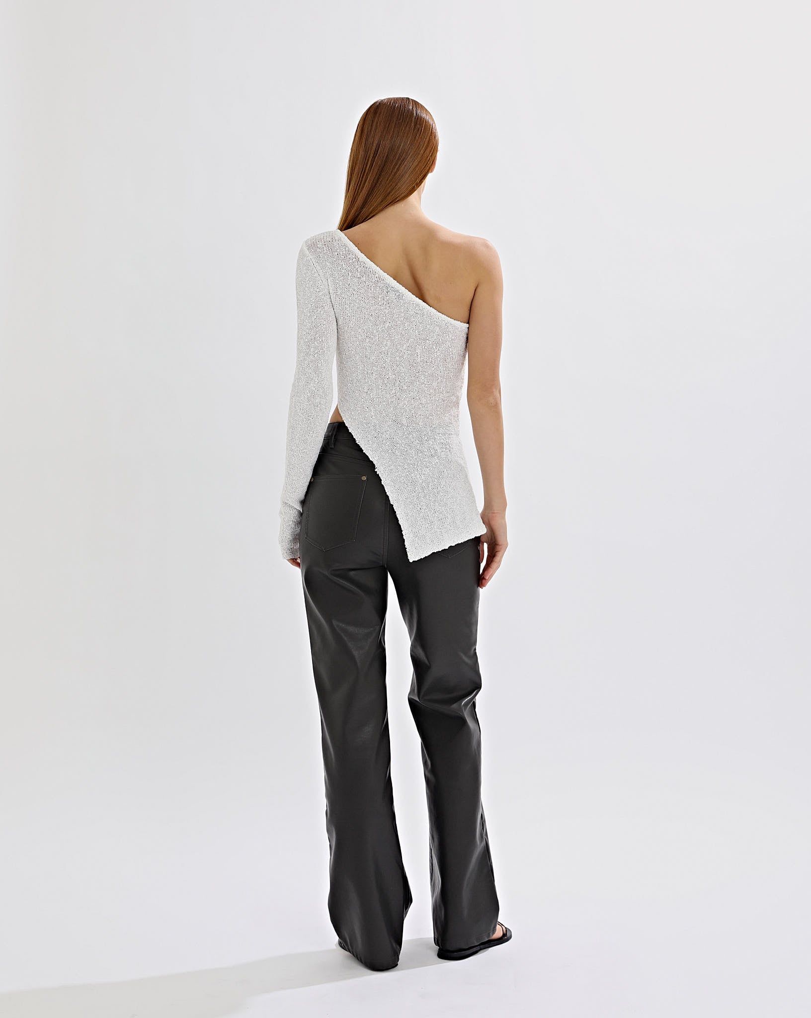 Sloane Knit Top White