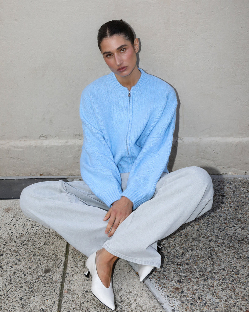 Luca Maxi Skirt Grey Stripe